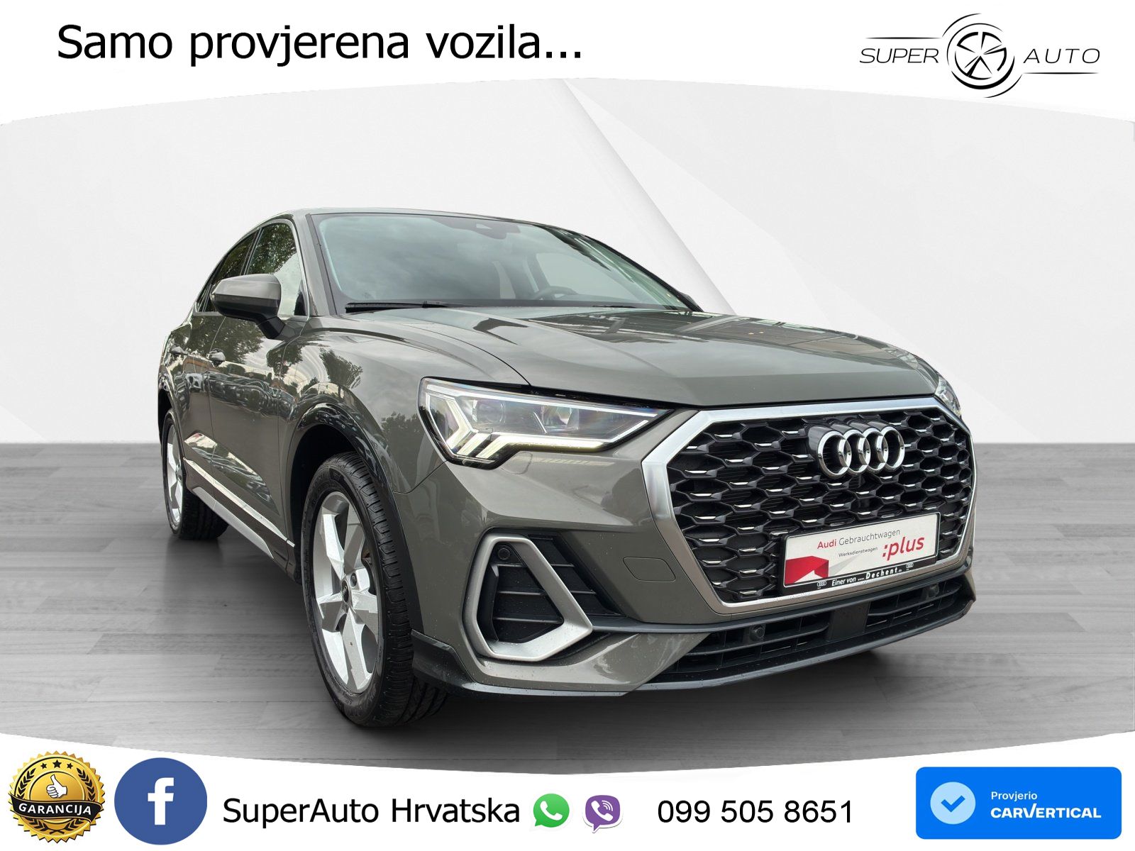 Audi Q3 II Sportback 35 TFSI (150 KS) S tronic S line LED+GR SJED+ACC