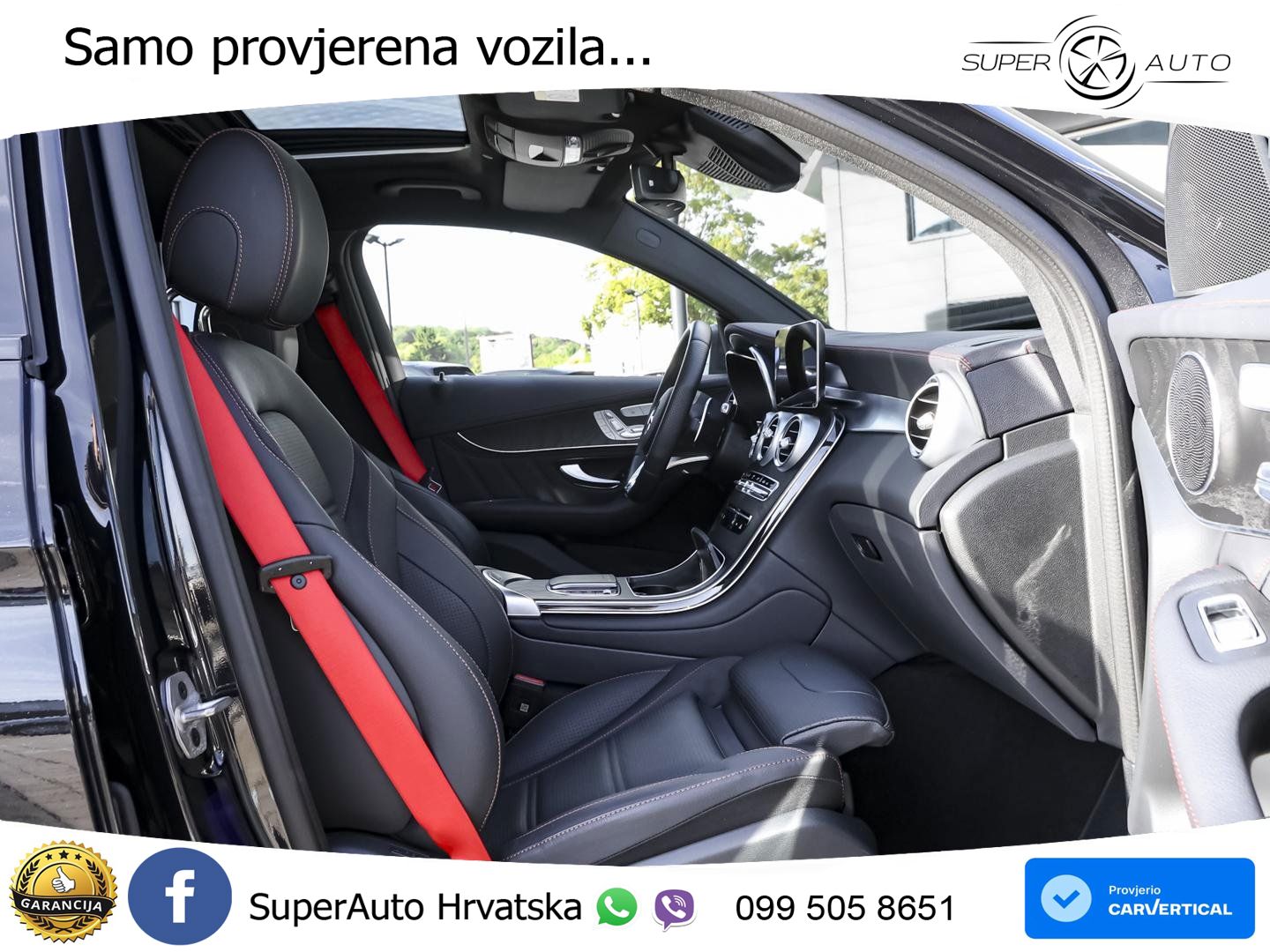 Mercedes GLC Coupe AMG 43 V6 (390 KS) 4MATIC TCT ZRAČNI+ACC+4xGR SJED+360