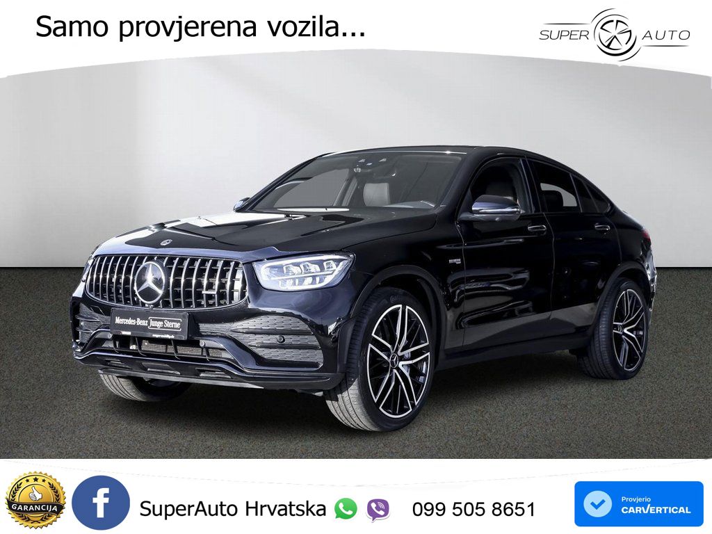 Mercedes GLC Coupe AMG 43 V6 (390 KS) 4MATIC TCT ZRAČNI+ACC+4xGR SJED+360