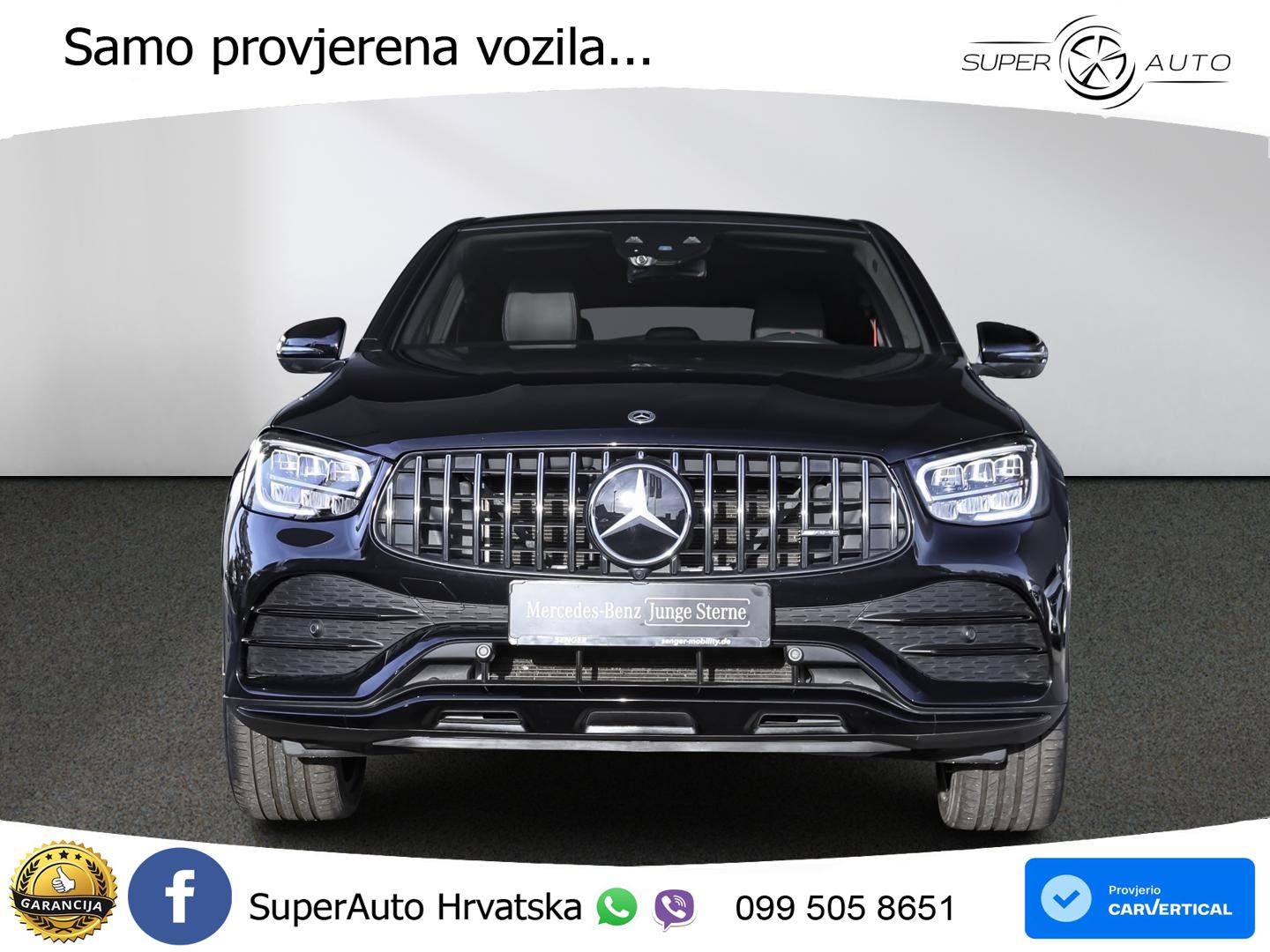 Mercedes GLC Coupe AMG 43 V6 (390 KS) 4MATIC TCT ZRAČNI+ACC+4xGR SJED+360