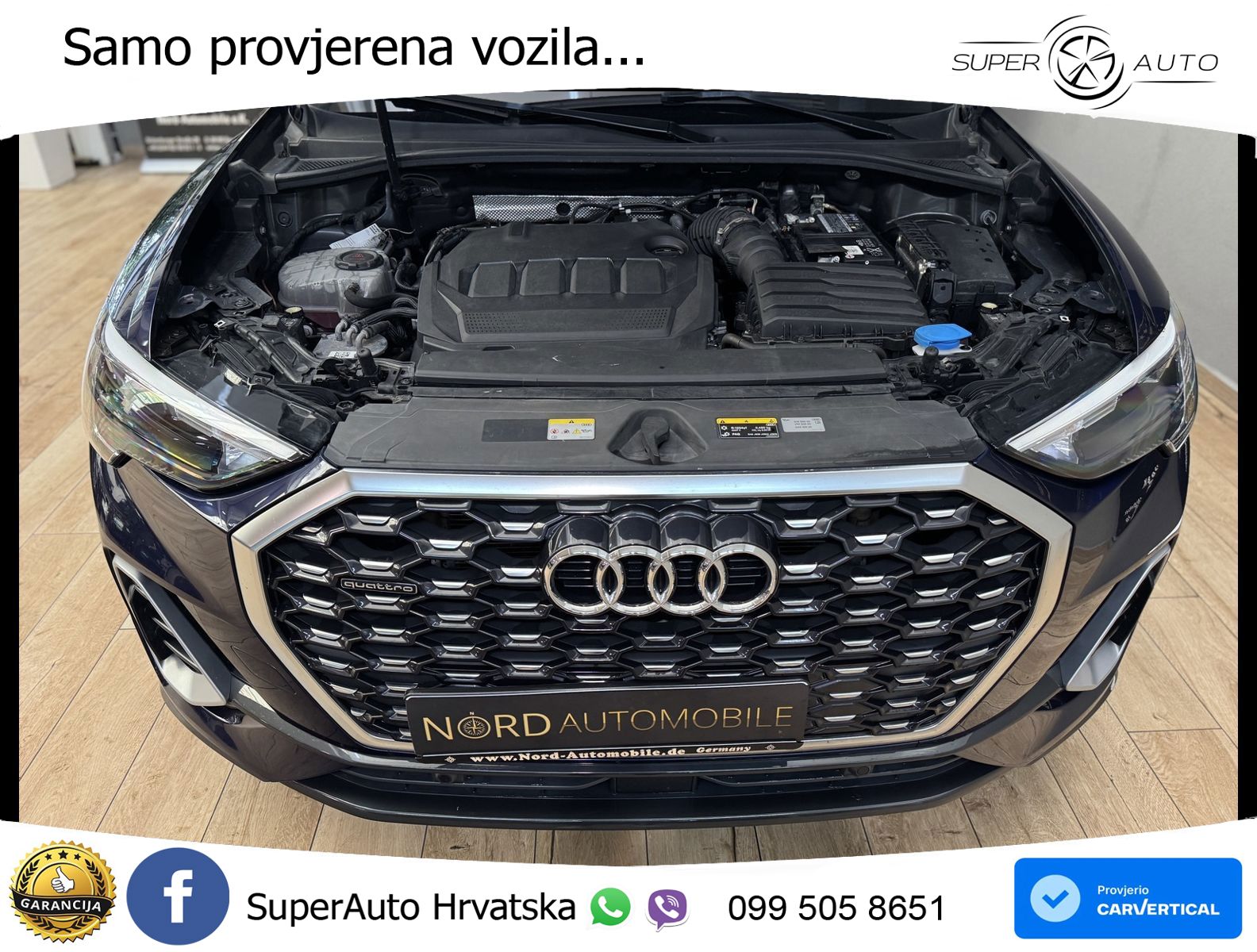 Audi Q3 Sportback 35 TDI (150 KS) quattro S tronic S line LED+GR SJED+ACC