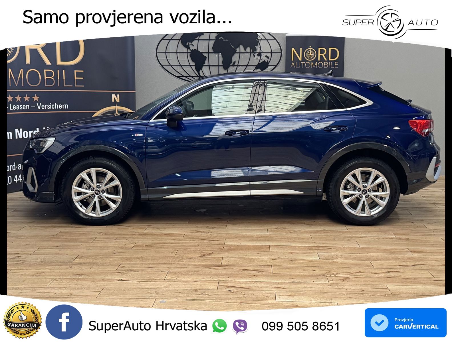 Audi Q3 Sportback 35 TDI (150 KS) quattro S tronic S line LED+GR SJED+ACC