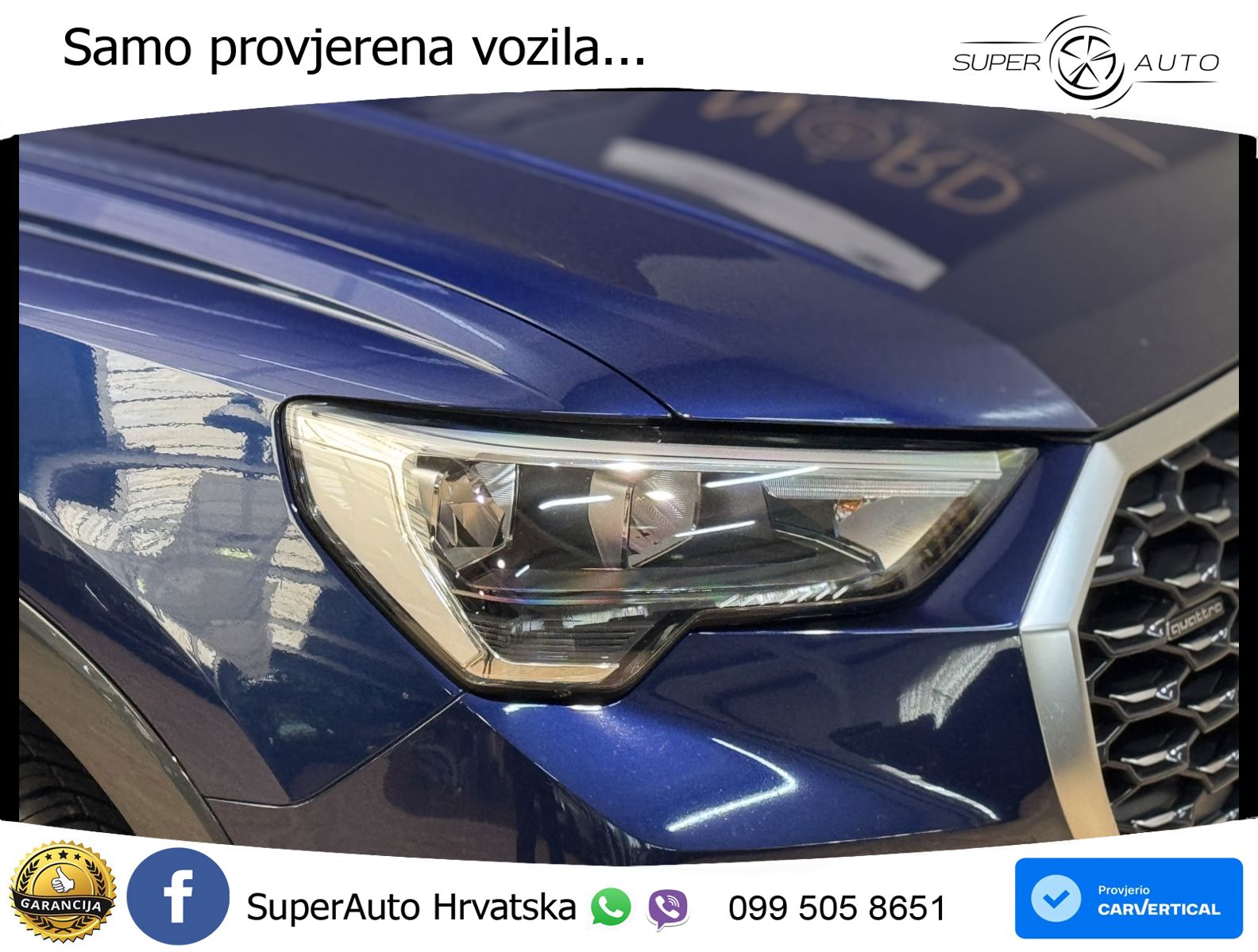 Audi Q3 Sportback 35 TDI (150 KS) quattro S tronic S line LED+GR SJED+ACC