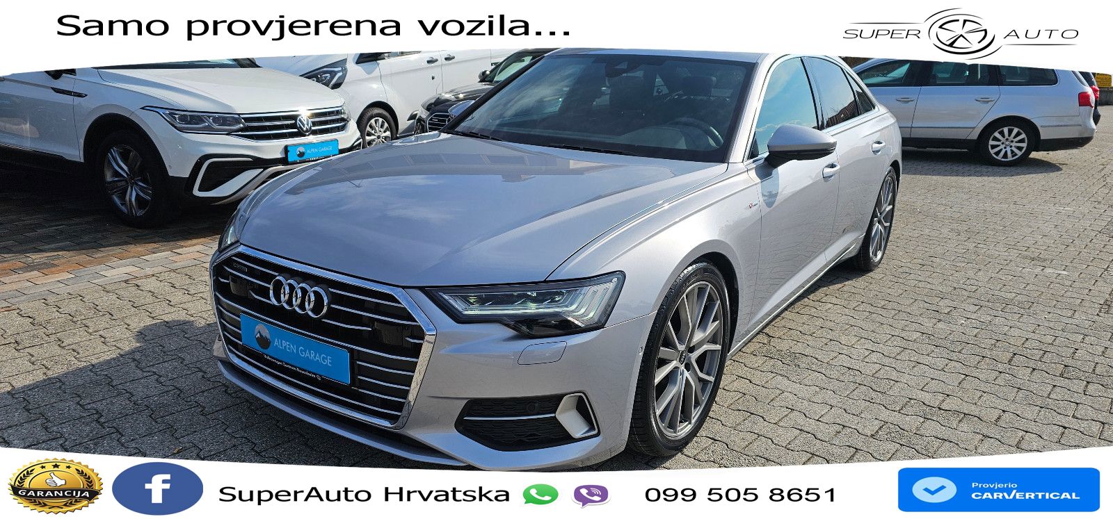 Audi A6 50 TDI V6 (286 KS) quattro tiptronic S line LED+GR SJED+ACC