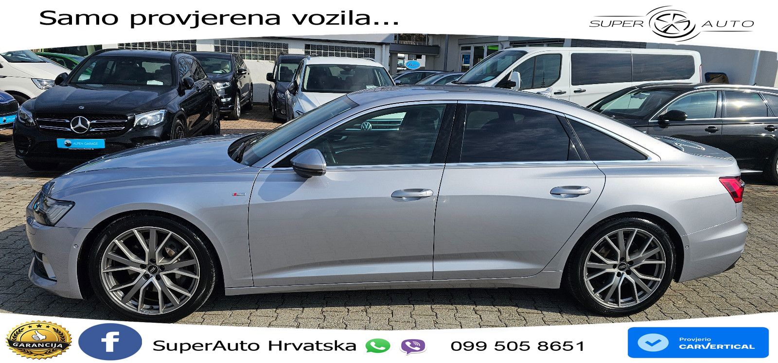 Audi A6 50 TDI V6 (286 KS) quattro tiptronic S line LED+GR SJED+ACC