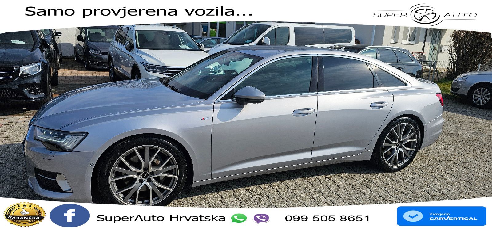 Audi A6 50 TDI V6 (286 KS) quattro tiptronic S line LED+GR SJED+ACC