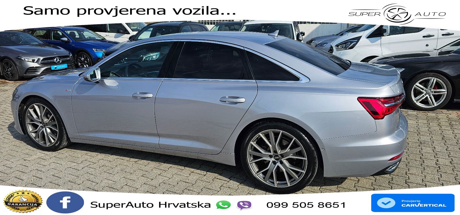 Audi A6 50 TDI V6 (286 KS) quattro tiptronic S line LED+GR SJED+ACC