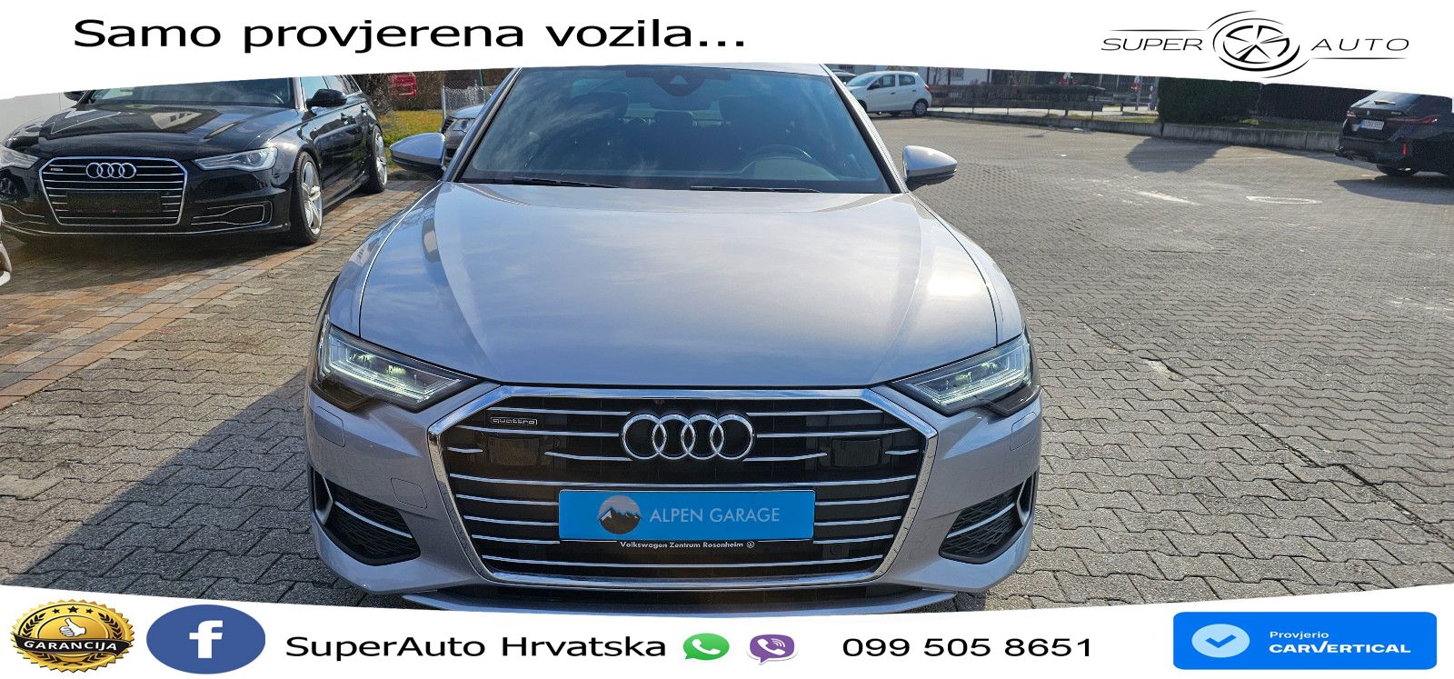 Audi A6 50 TDI V6 (286 KS) quattro tiptronic S line LED+GR SJED+ACC