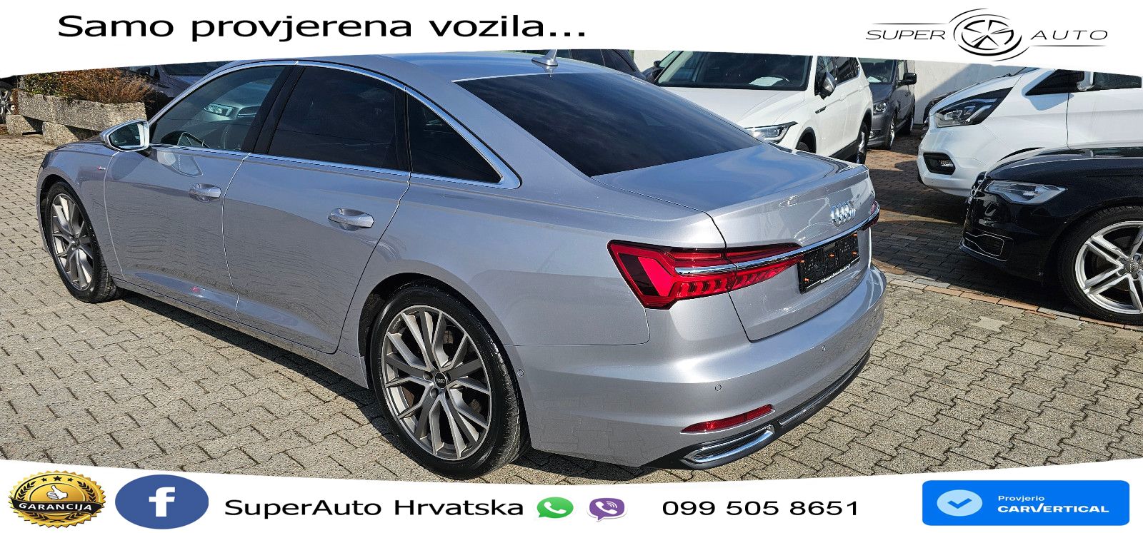 Audi A6 50 TDI V6 (286 KS) quattro tiptronic S line LED+GR SJED+ACC