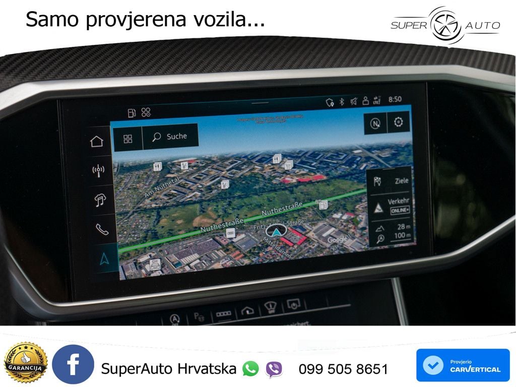 Audi RS6 Avant 4.0 TFSI V8 (600 KS) quattro Tiptronic ZRAČNI+ACC+GR SJED+KAM+PANO