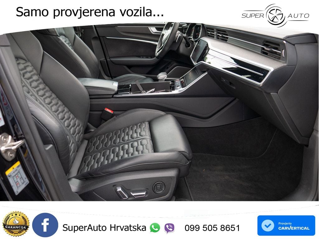 Audi RS6 Avant 4.0 TFSI V8 (600 KS) quattro Tiptronic ZRAČNI+ACC+GR SJED+KAM+PANO
