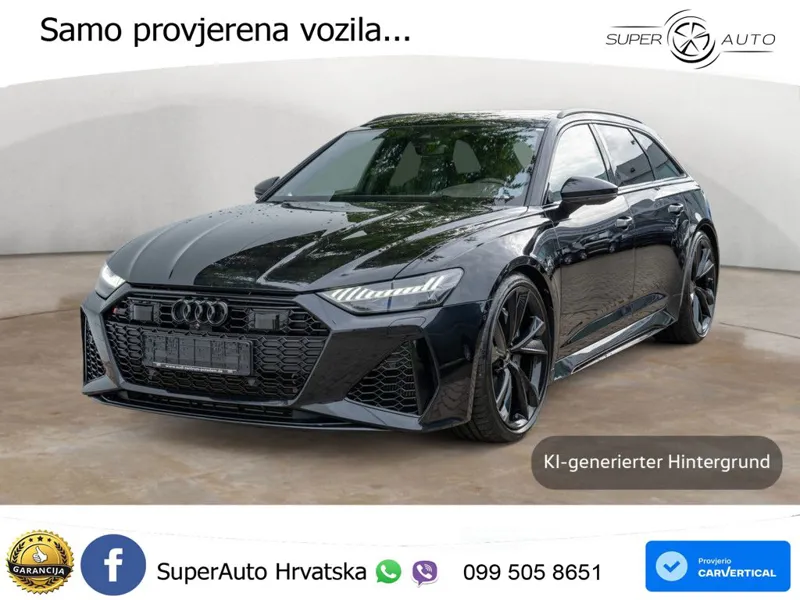Audi RS6 Avant 4.0 TFSI V8 (600 KS) quattro Tiptronic ZRAČNI+ACC+GR SJED+KAM+PANO