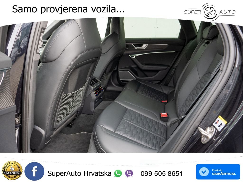 Audi RS6 Avant 4.0 TFSI V8 (600 KS) quattro Tiptronic ZRAČNI+ACC+GR SJED+KAM+PANO