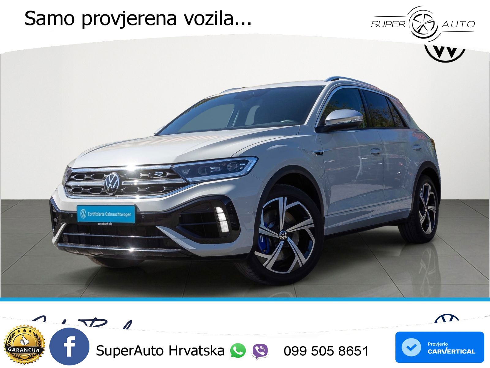 Volkswagen T-Roc I R 2.0 TSI (300 KS) OPF 4M DSG LED+GR SJED+ACC