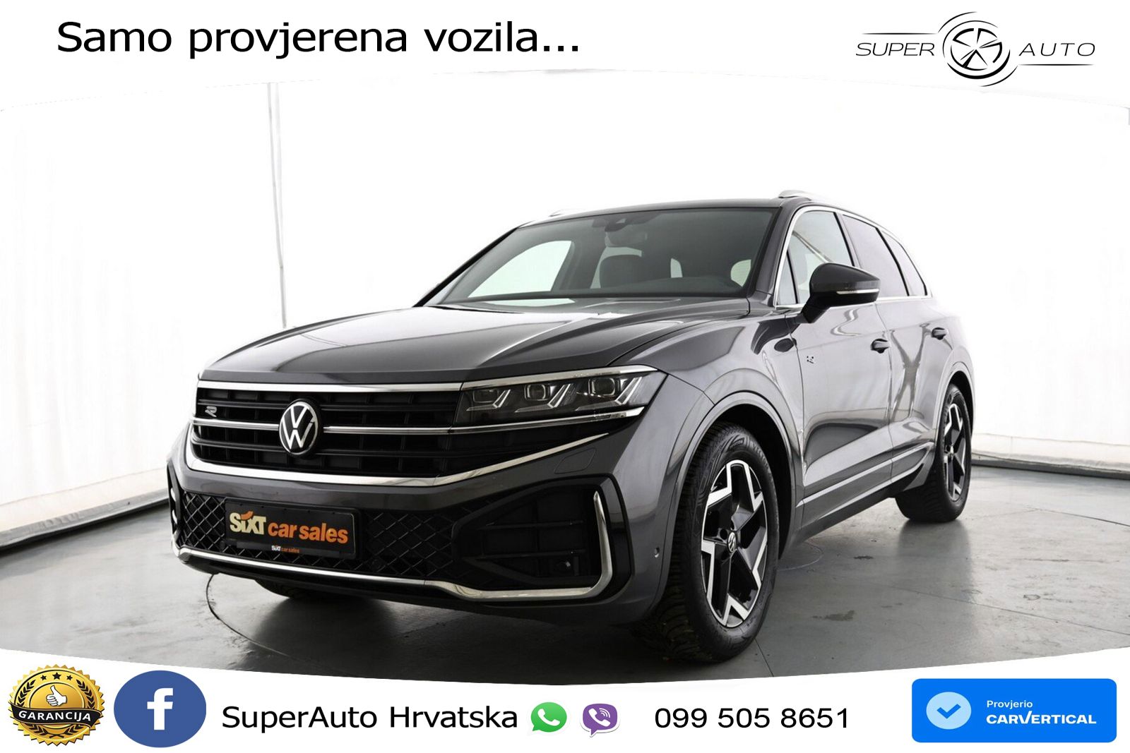 Volkswagen Touareg 3.0 V6 TDI (231 KS) 4MOTION Tiptronic ZRAČNI+ACC+4xGR SJED+KAM