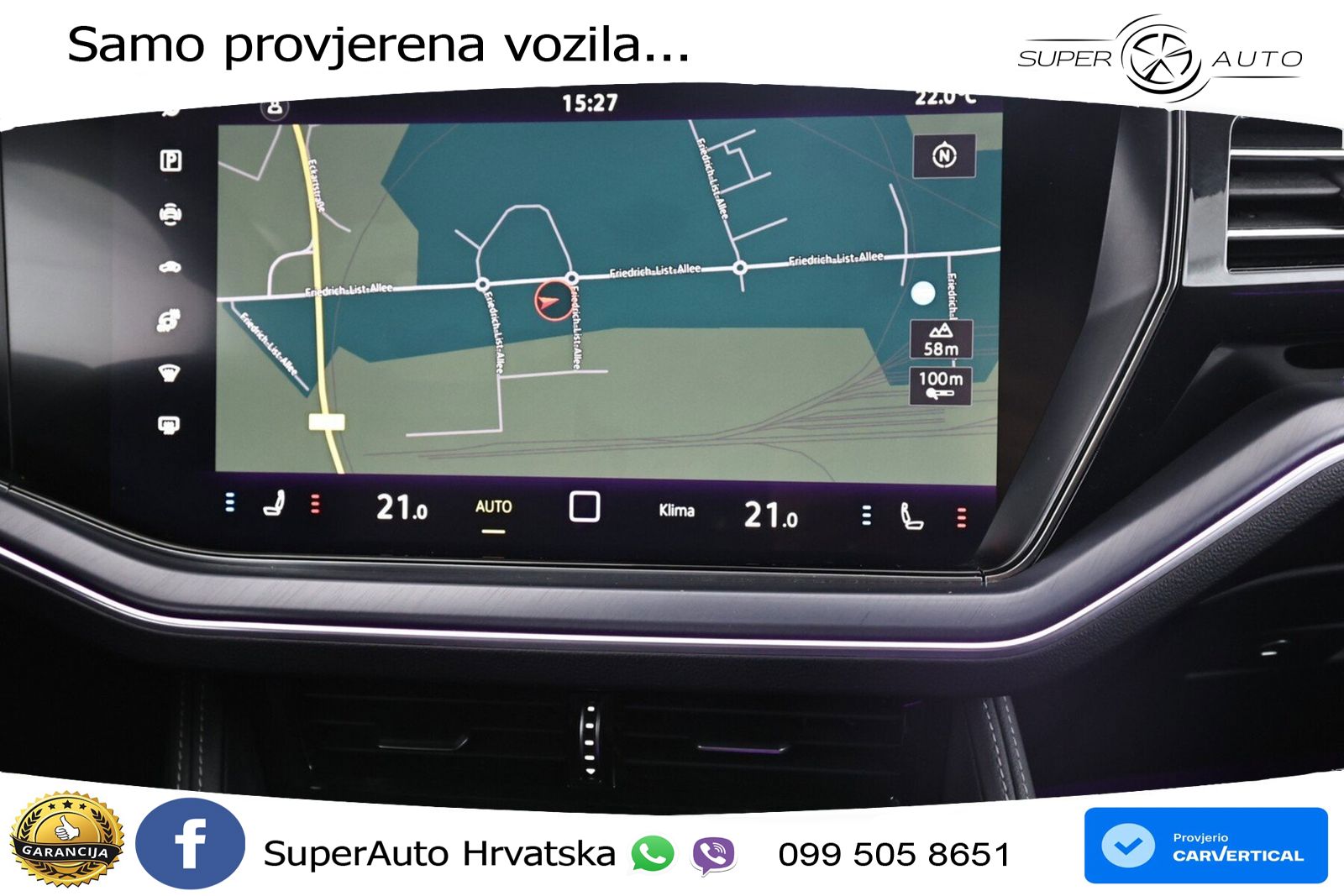 Volkswagen Touareg 3.0 V6 TDI (231 KS) 4MOTION Tiptronic ZRAČNI+ACC+4xGR SJED+KAM