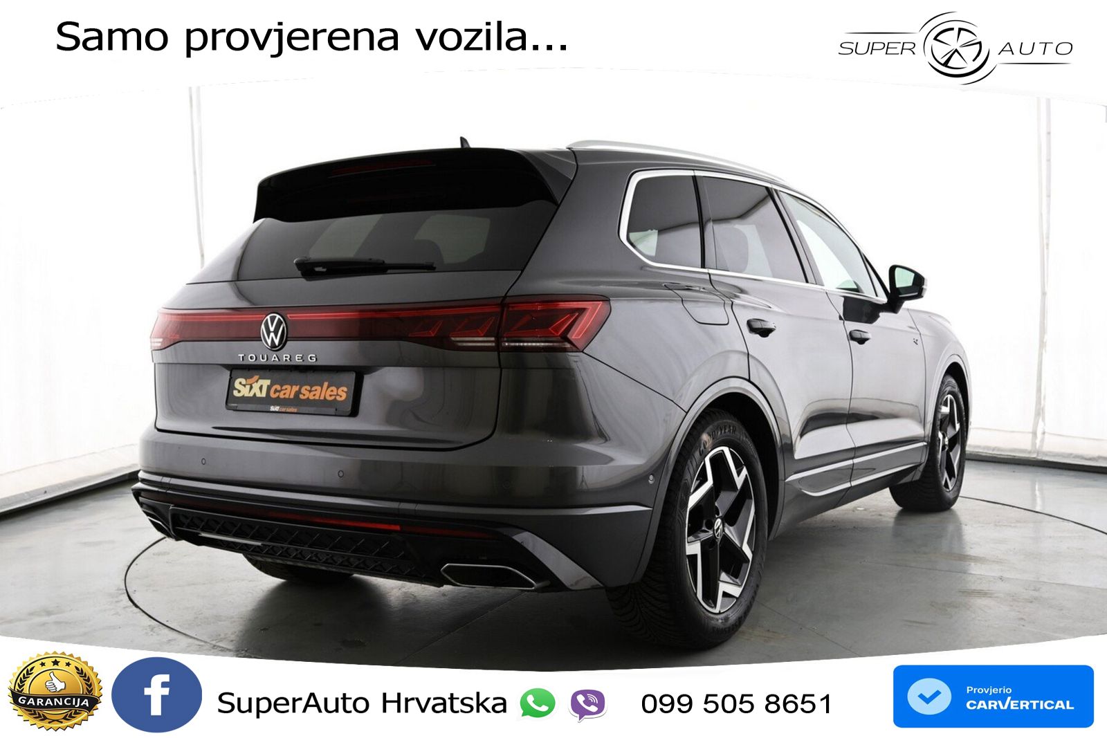 Volkswagen Touareg 3.0 V6 TDI (231 KS) 4MOTION Tiptronic ZRAČNI+ACC+4xGR SJED+KAM