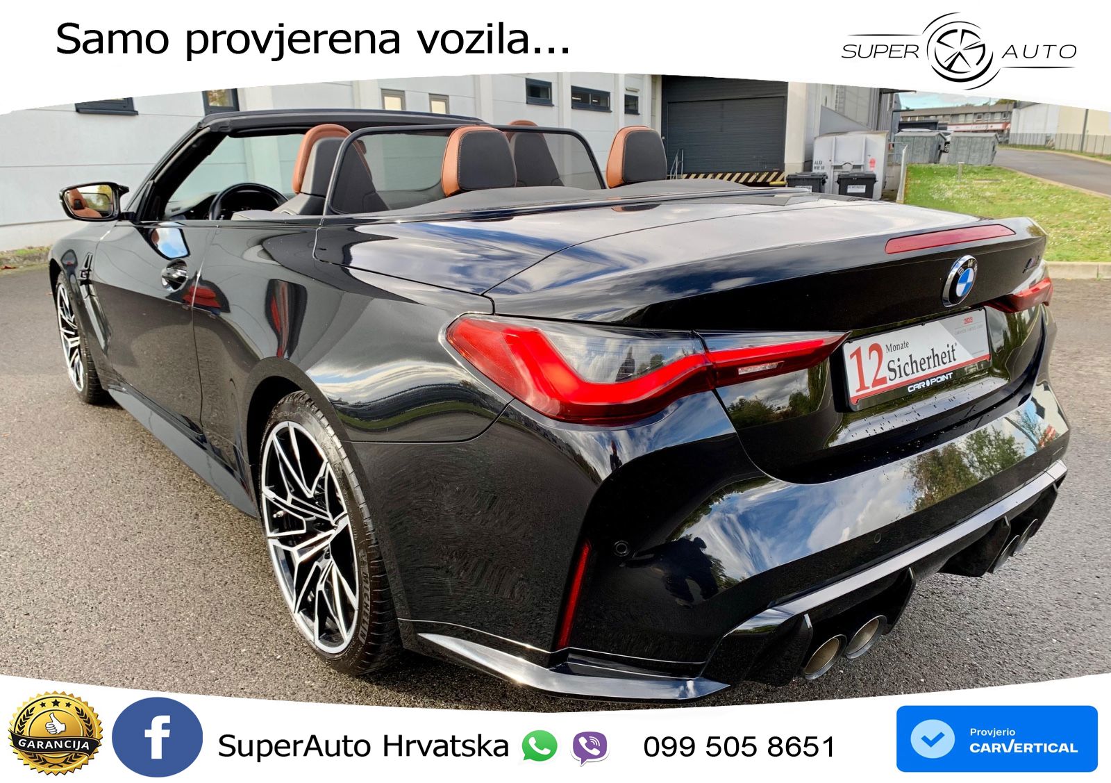 BMW M4 Convertible Competition 3.0 (510 KS) xDrive Steptronic LED+GR SJED+ACC
