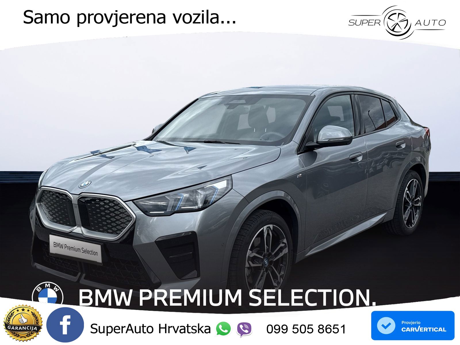 BMW iX2 66.5 kWh (313 KS) xDrive30 M Sport LED+GR SJED+ACC