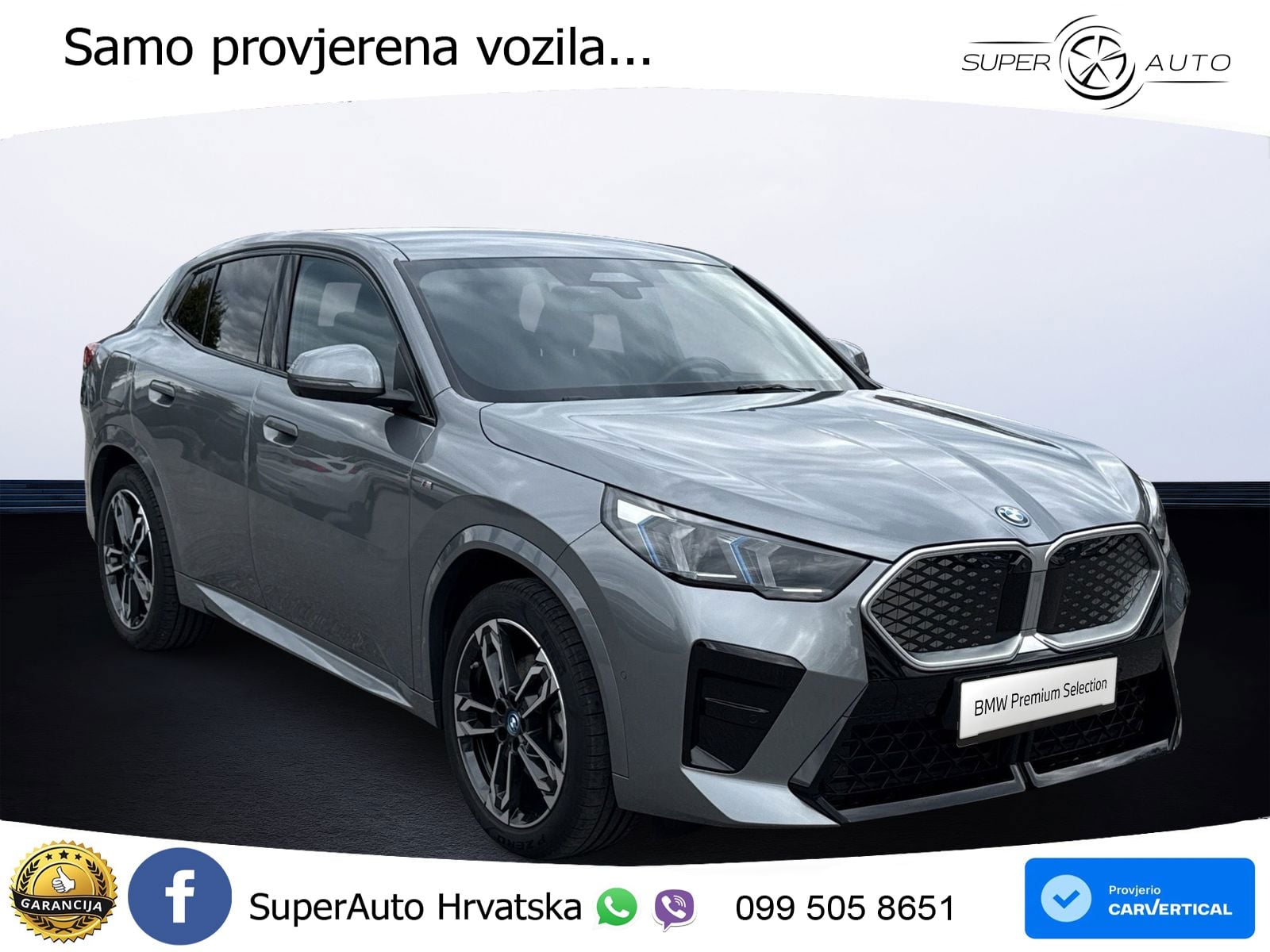 BMW iX2 66.5 kWh (313 KS) xDrive30 M Sport LED+GR SJED+ACC