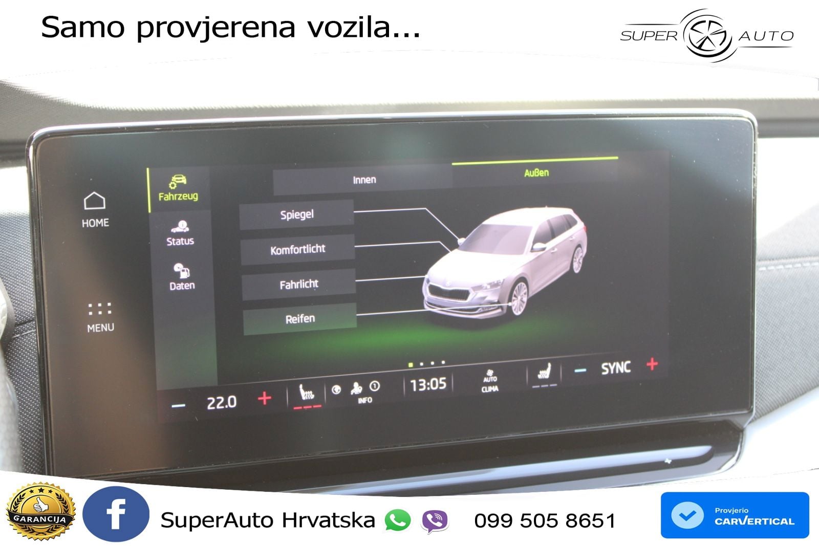 Škoda Octavia Combi 2.0 TDI (150 KS) DSG LED+GR SJED+ACC
