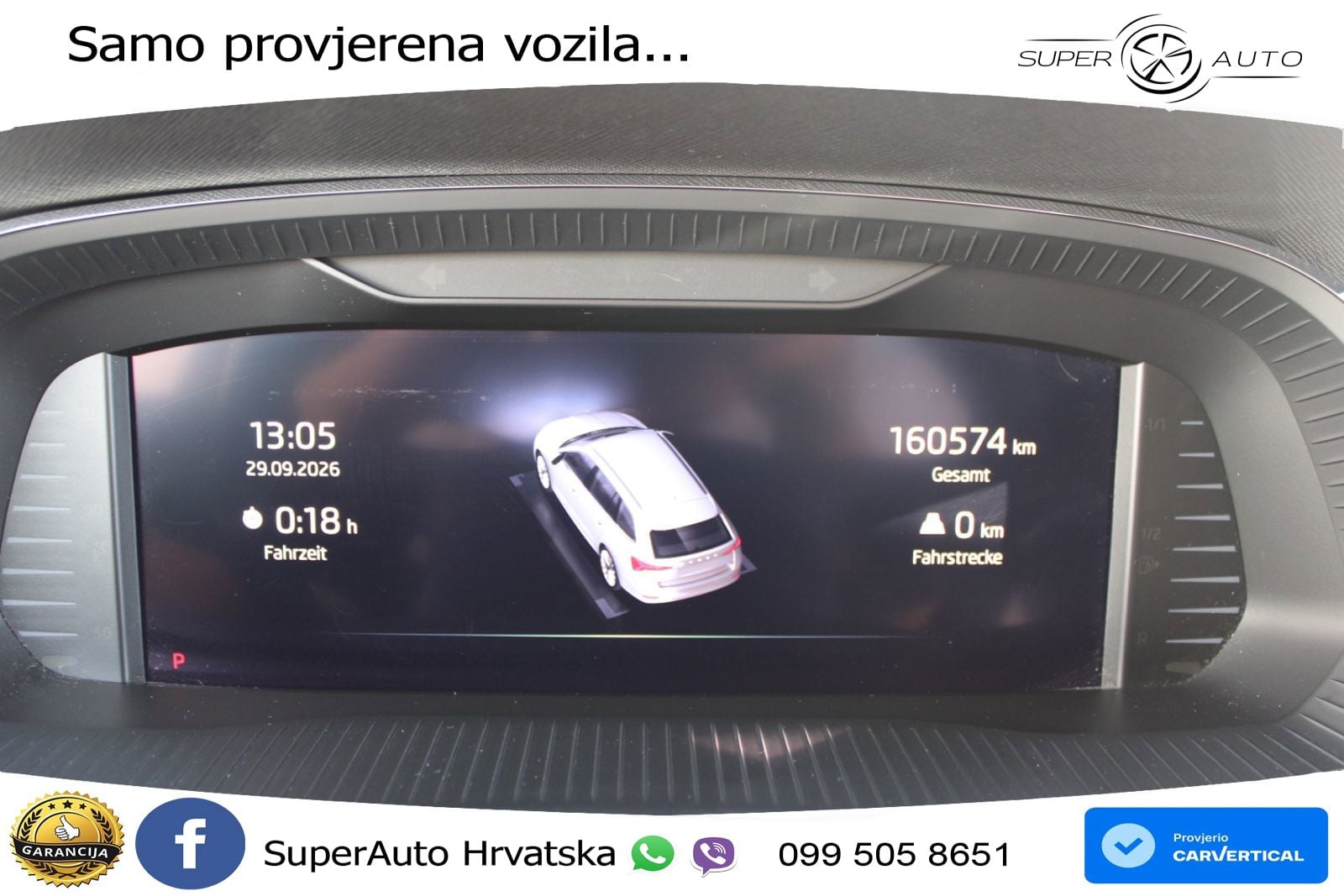 Škoda Octavia Combi 2.0 TDI (150 KS) DSG LED+GR SJED+ACC