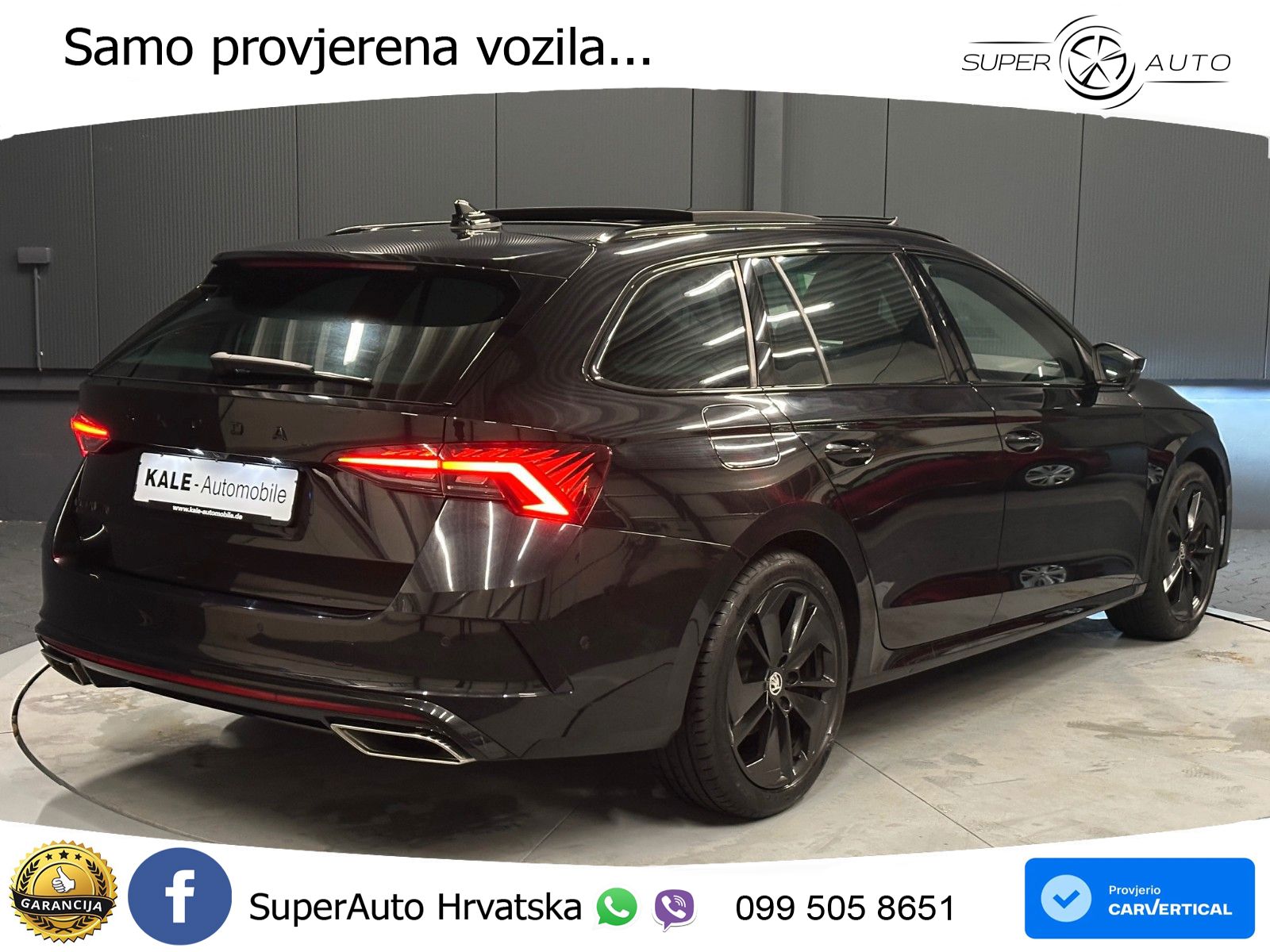 Škoda Octavia Combi RS 2.0 TDI (200 KS) 4x4 DSG LED+GR SJED+ACC