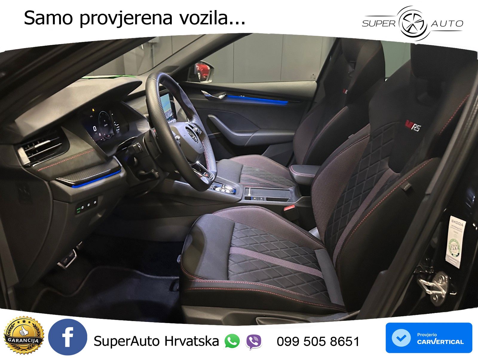 Škoda Octavia Combi RS 2.0 TDI (200 KS) 4x4 DSG LED+GR SJED+ACC