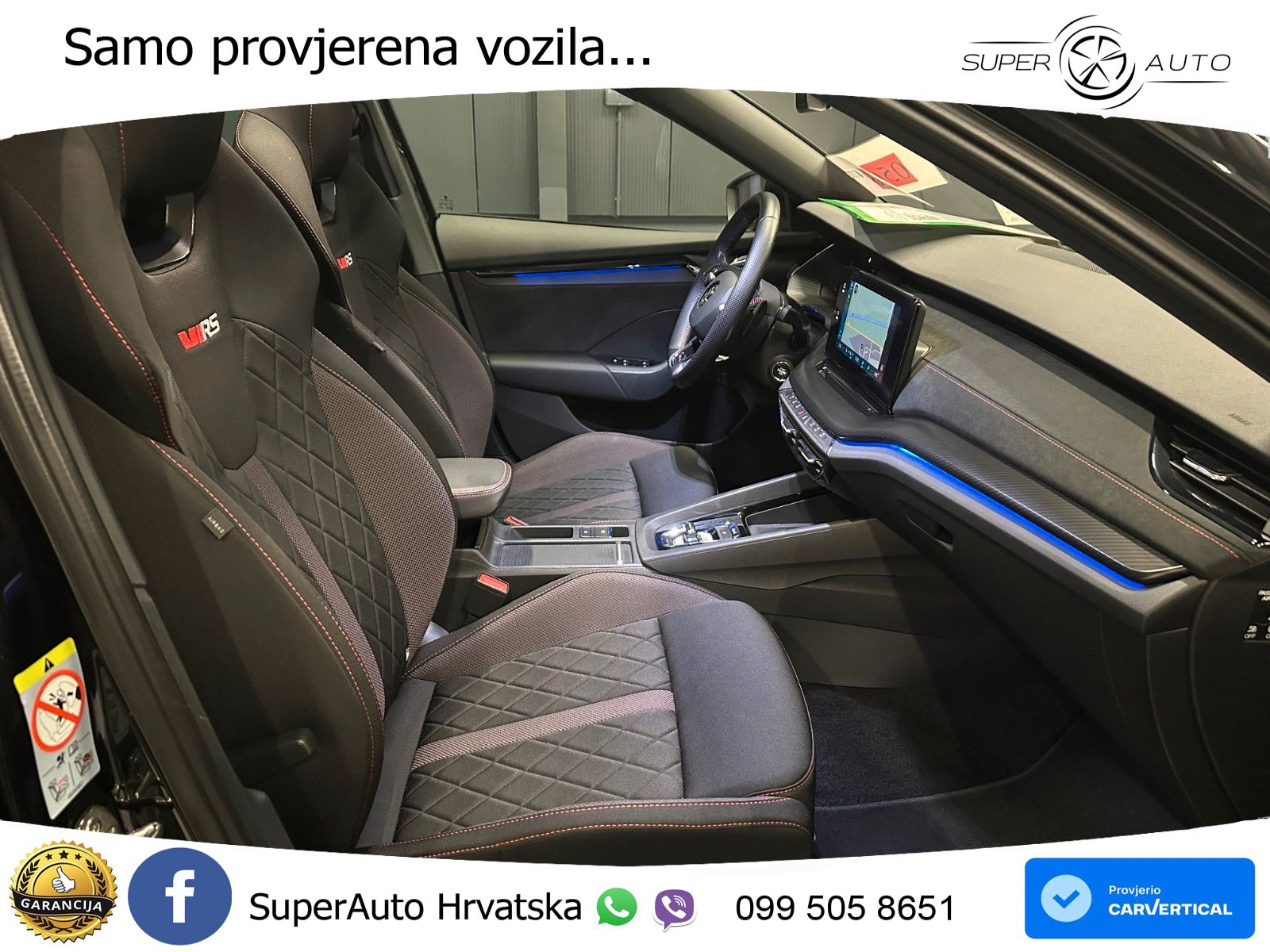 Škoda Octavia Combi RS 2.0 TDI (200 KS) 4x4 DSG LED+GR SJED+ACC