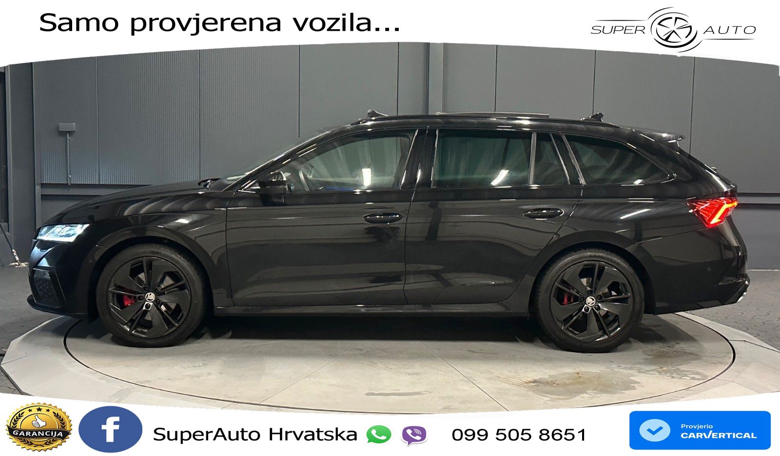 Škoda Octavia Combi RS 2.0 TDI (200 KS) 4x4 DSG LED+GR SJED+ACC