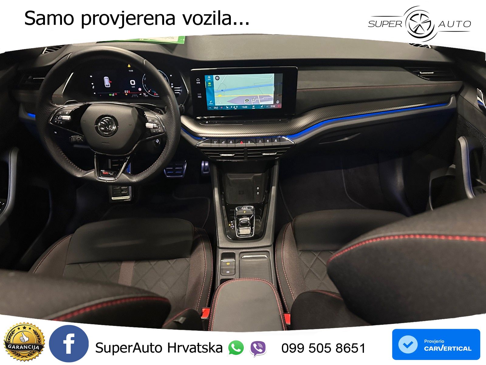 Škoda Octavia Combi RS 2.0 TDI (200 KS) 4x4 DSG LED+GR SJED+ACC