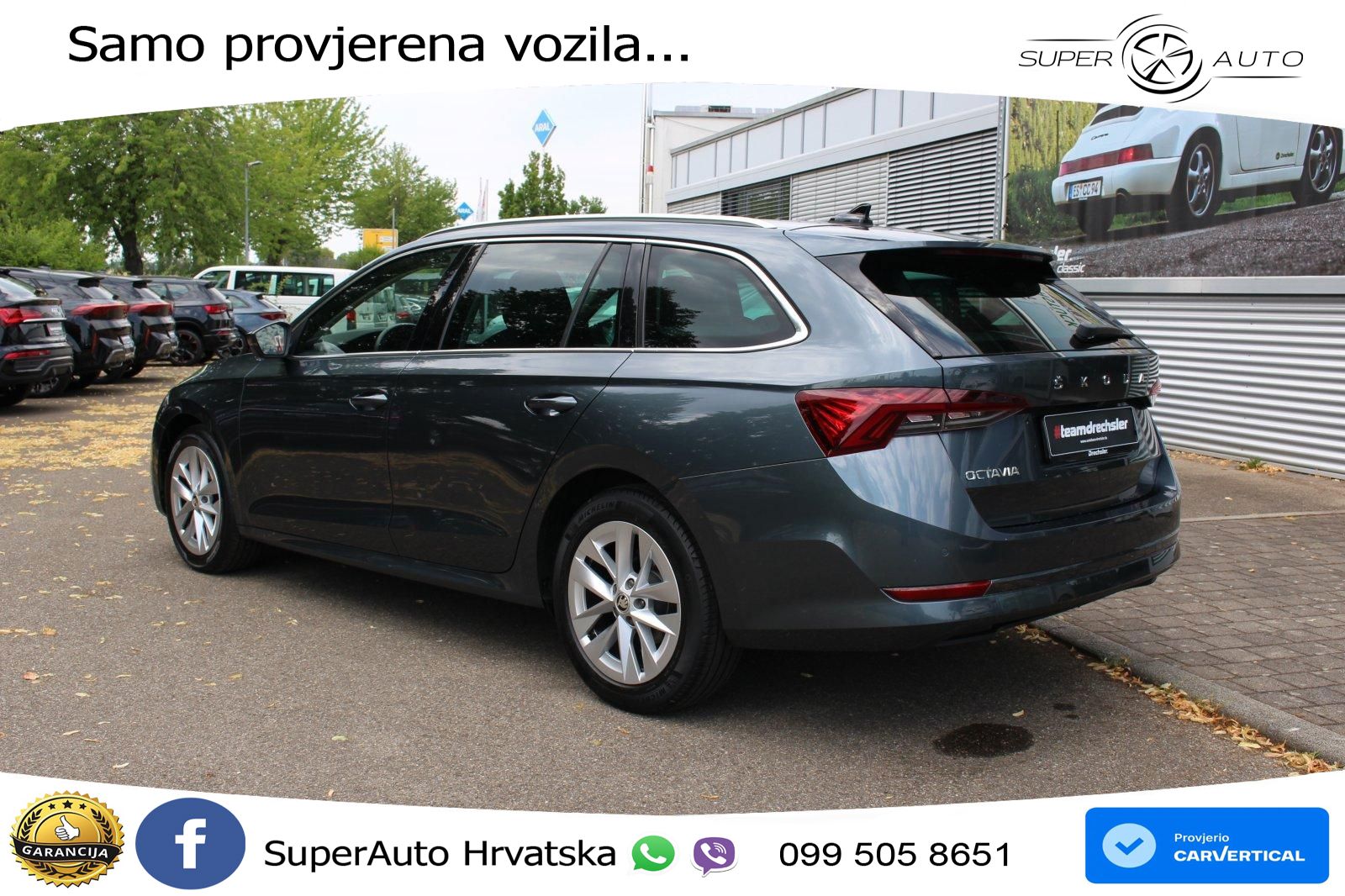 Škoda Octavia Combi 2.0 TDI (150 KS) DSG LED+GR SJED+ACC