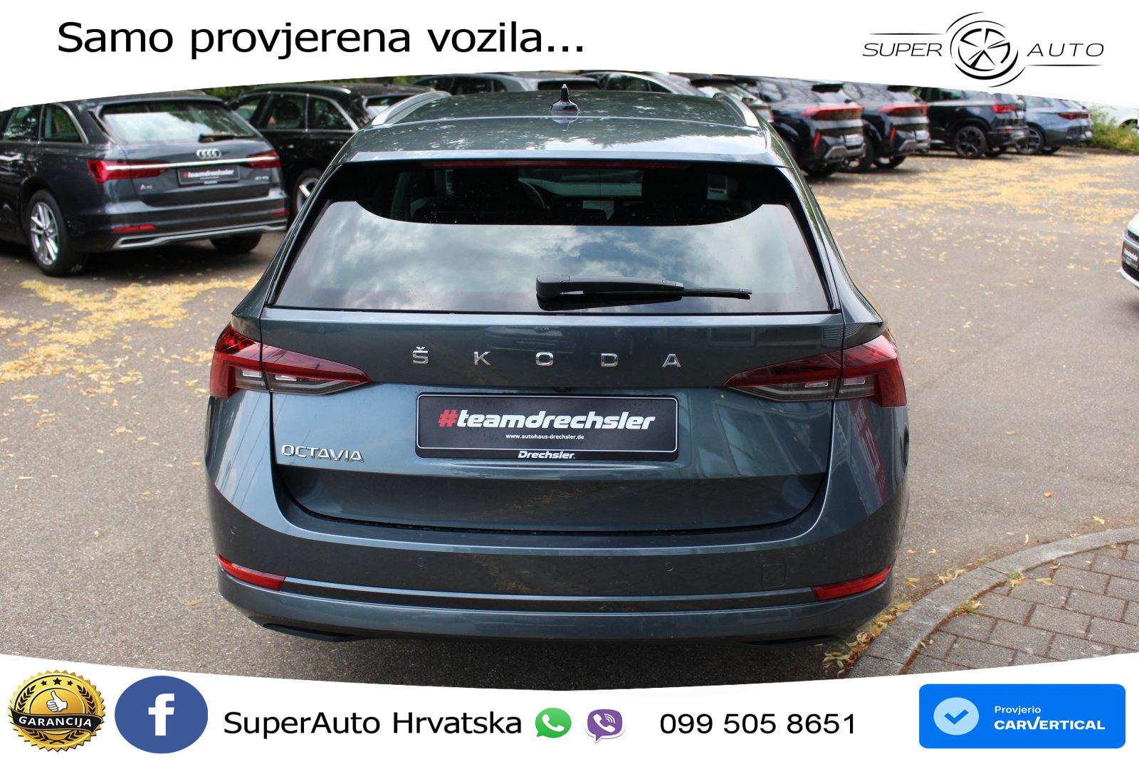 Škoda Octavia Combi 2.0 TDI (150 KS) DSG LED+GR SJED+ACC