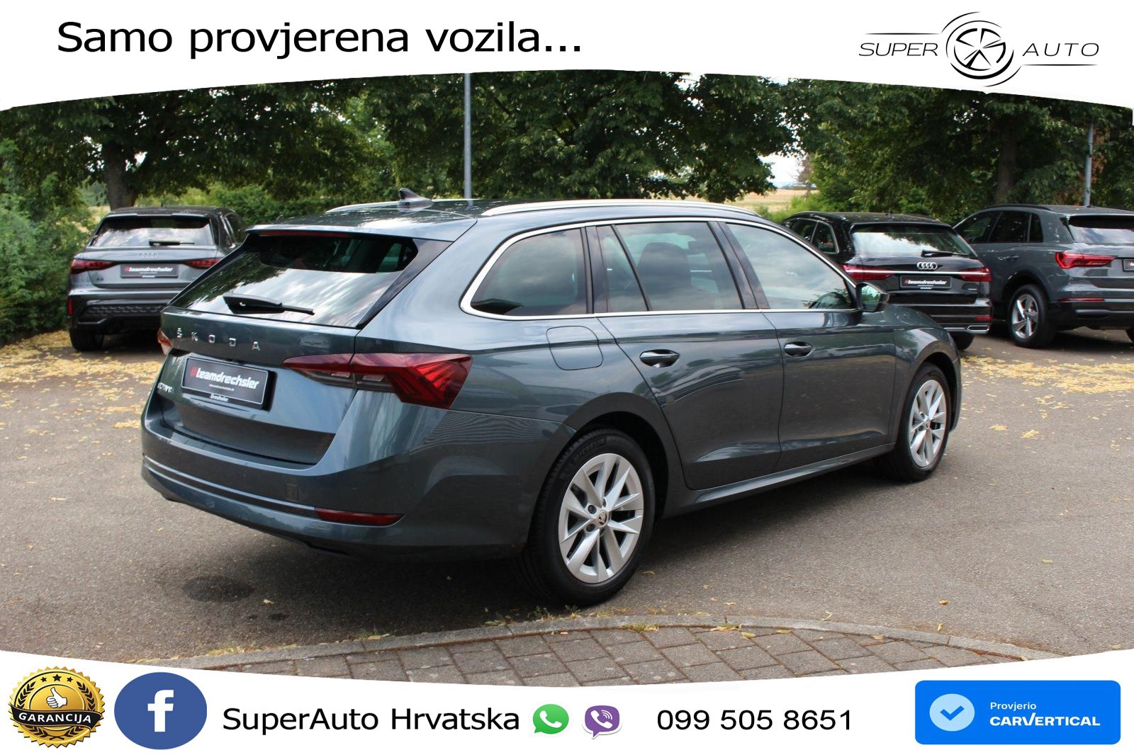 Škoda Octavia Combi 2.0 TDI (150 KS) DSG LED+GR SJED+ACC