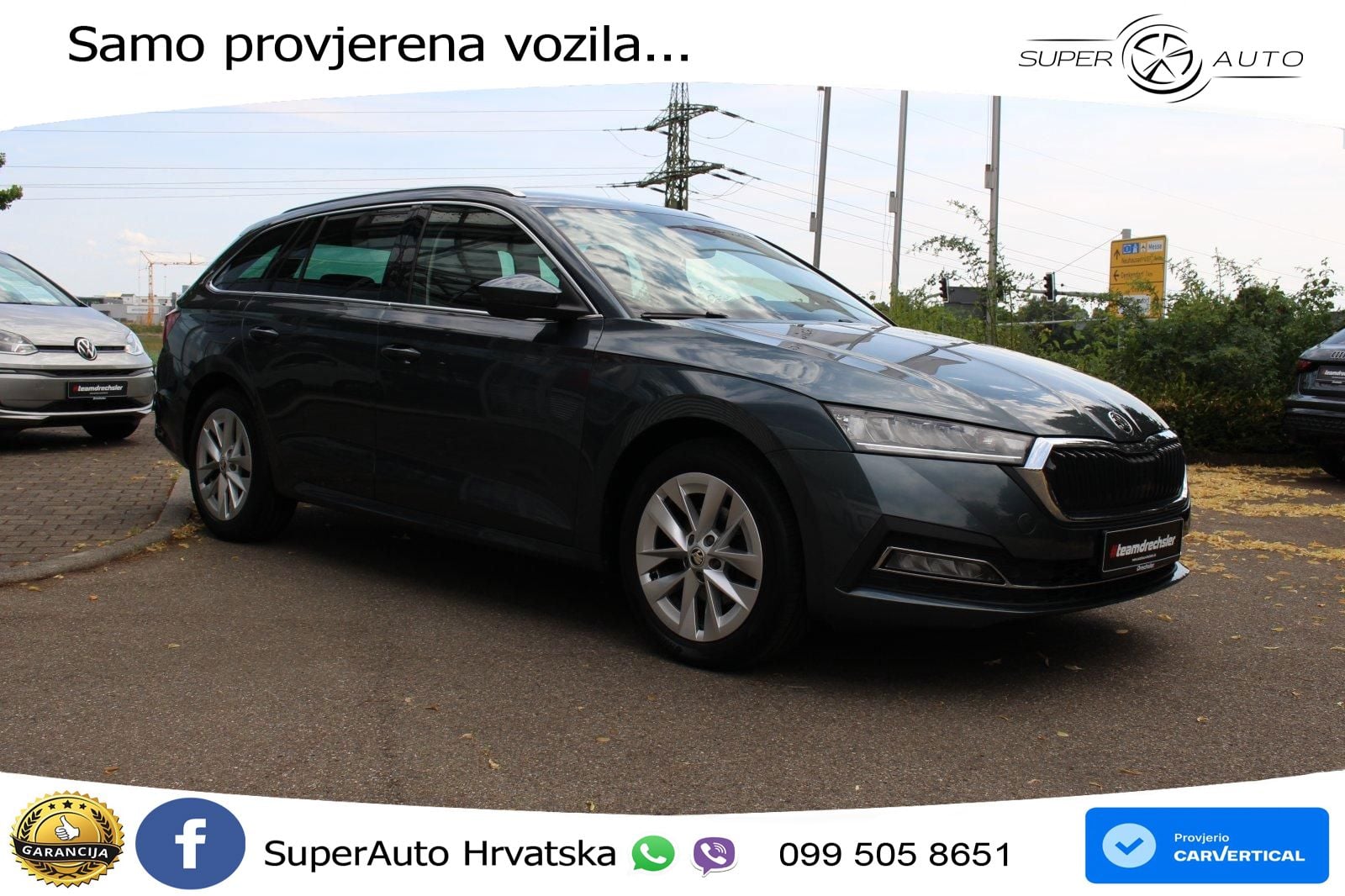 Škoda Octavia Combi 2.0 TDI (150 KS) DSG LED+GR SJED+ACC