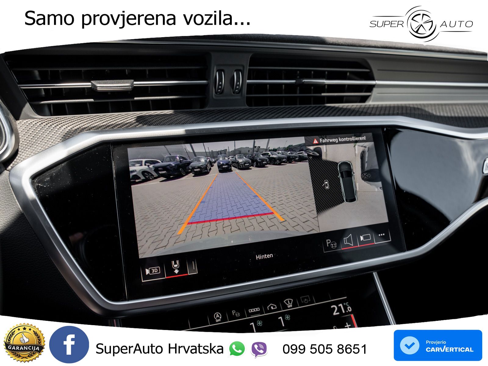 Audi RS6 Avant GT 4.0 TFSI V8 (630 KS) quattro tiptronic ZRAČNI+ACC+4xGR SJED+KAM