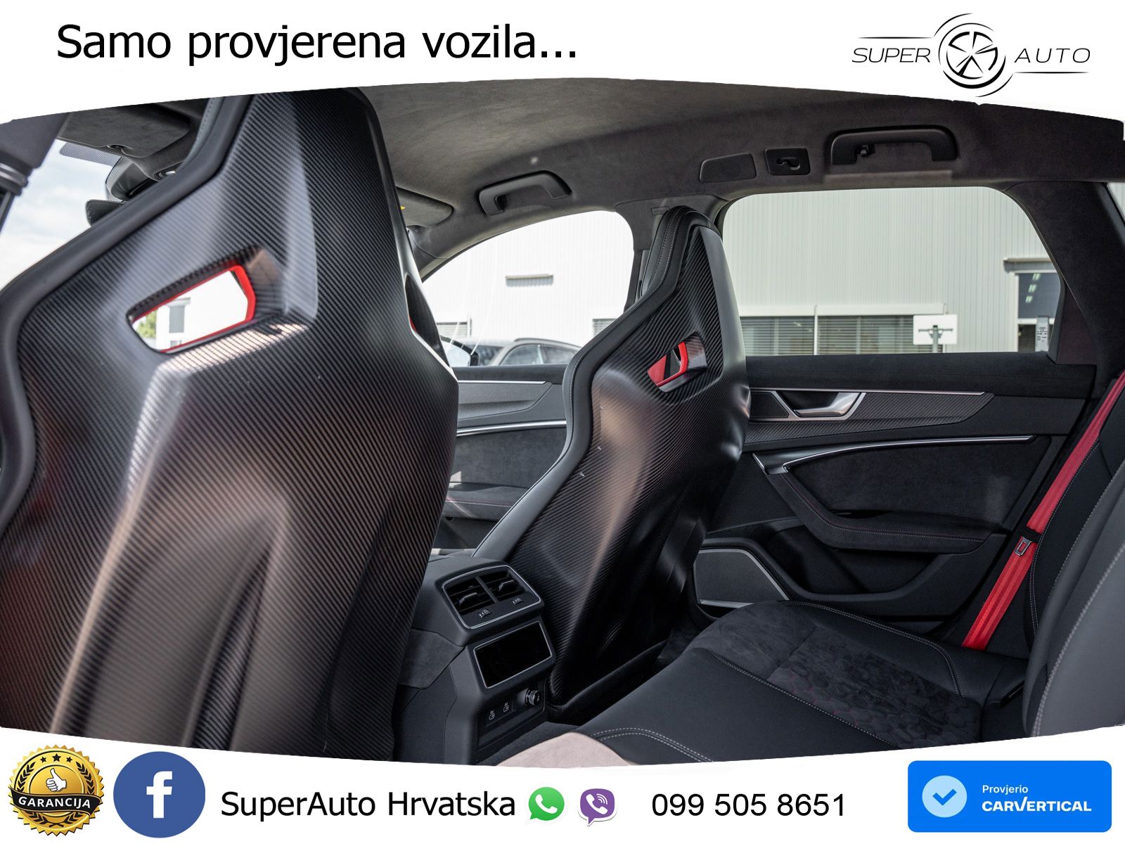 Audi RS6 Avant GT 4.0 TFSI V8 (630 KS) quattro tiptronic ZRAČNI+ACC+4xGR SJED+KAM