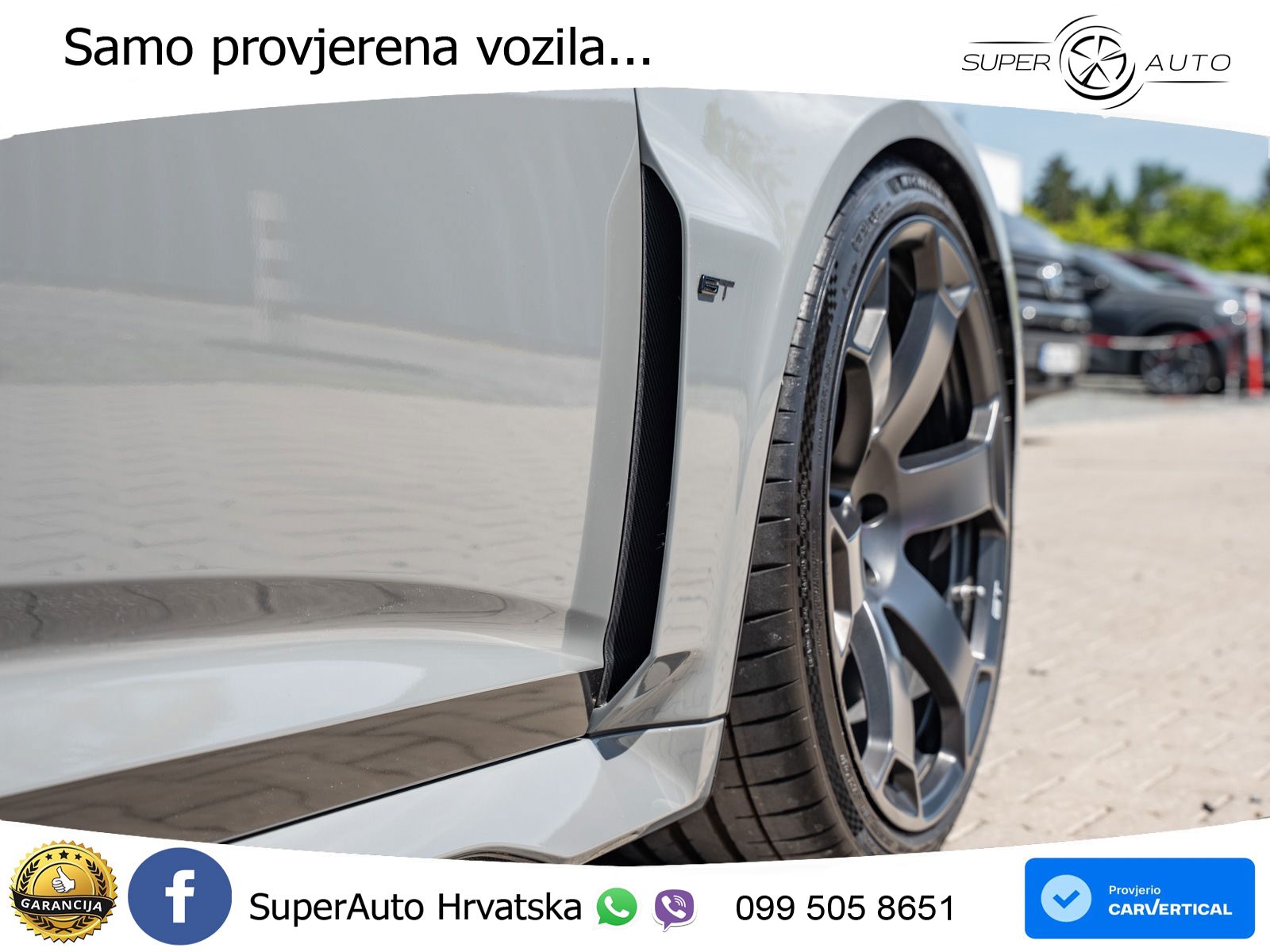 Audi RS6 Avant GT 4.0 TFSI V8 (630 KS) quattro tiptronic ZRAČNI+ACC+4xGR SJED+KAM