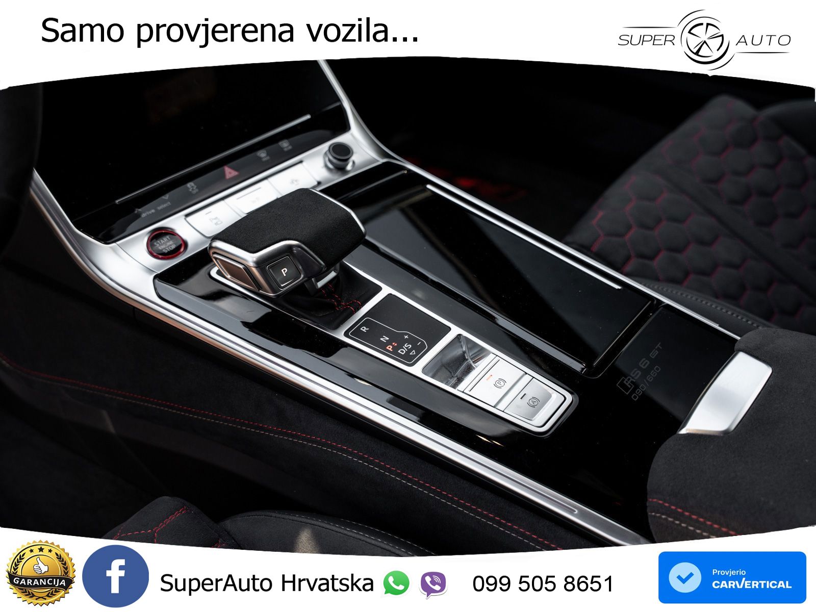 Audi RS6 Avant GT 4.0 TFSI V8 (630 KS) quattro tiptronic ZRAČNI+ACC+4xGR SJED+KAM