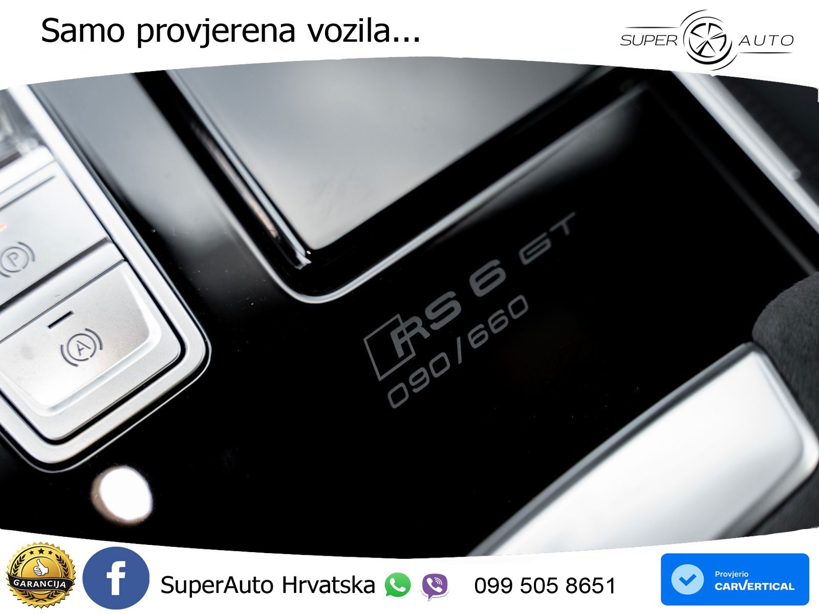 Audi RS6 Avant GT 4.0 TFSI V8 (630 KS) quattro tiptronic ZRAČNI+ACC+4xGR SJED+KAM