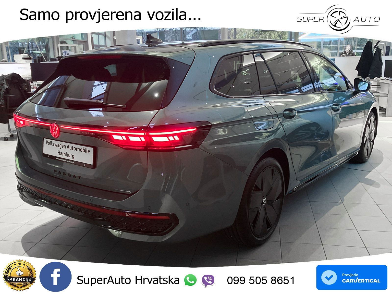 Volkswagen Passat Variant 2.0 TDI (193 KS) 4MOTION DSG R-Line LED+GR SJED+ACC