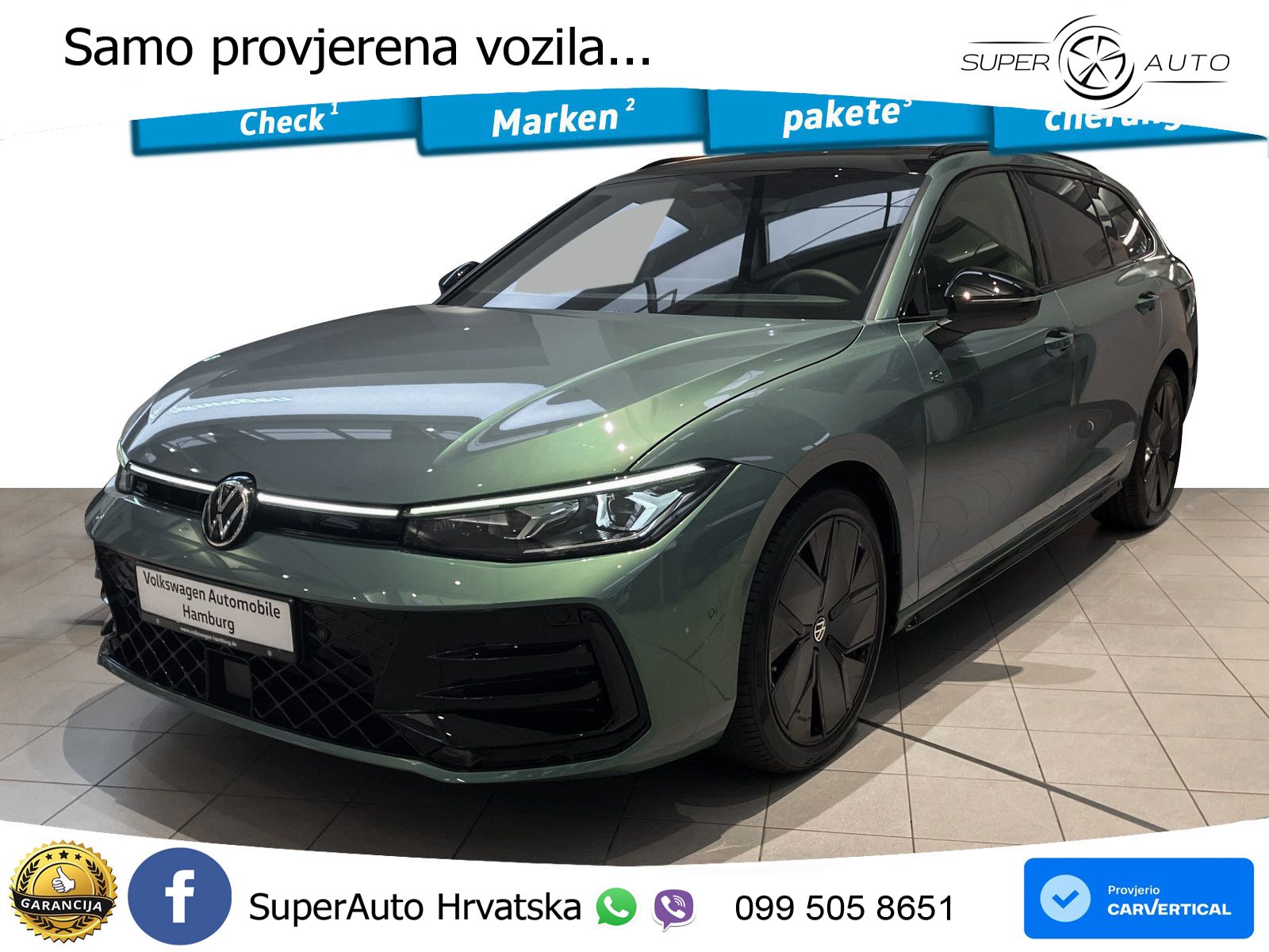 Volkswagen Passat Variant 2.0 TDI (193 KS) 4MOTION DSG R-Line LED+GR SJED+ACC