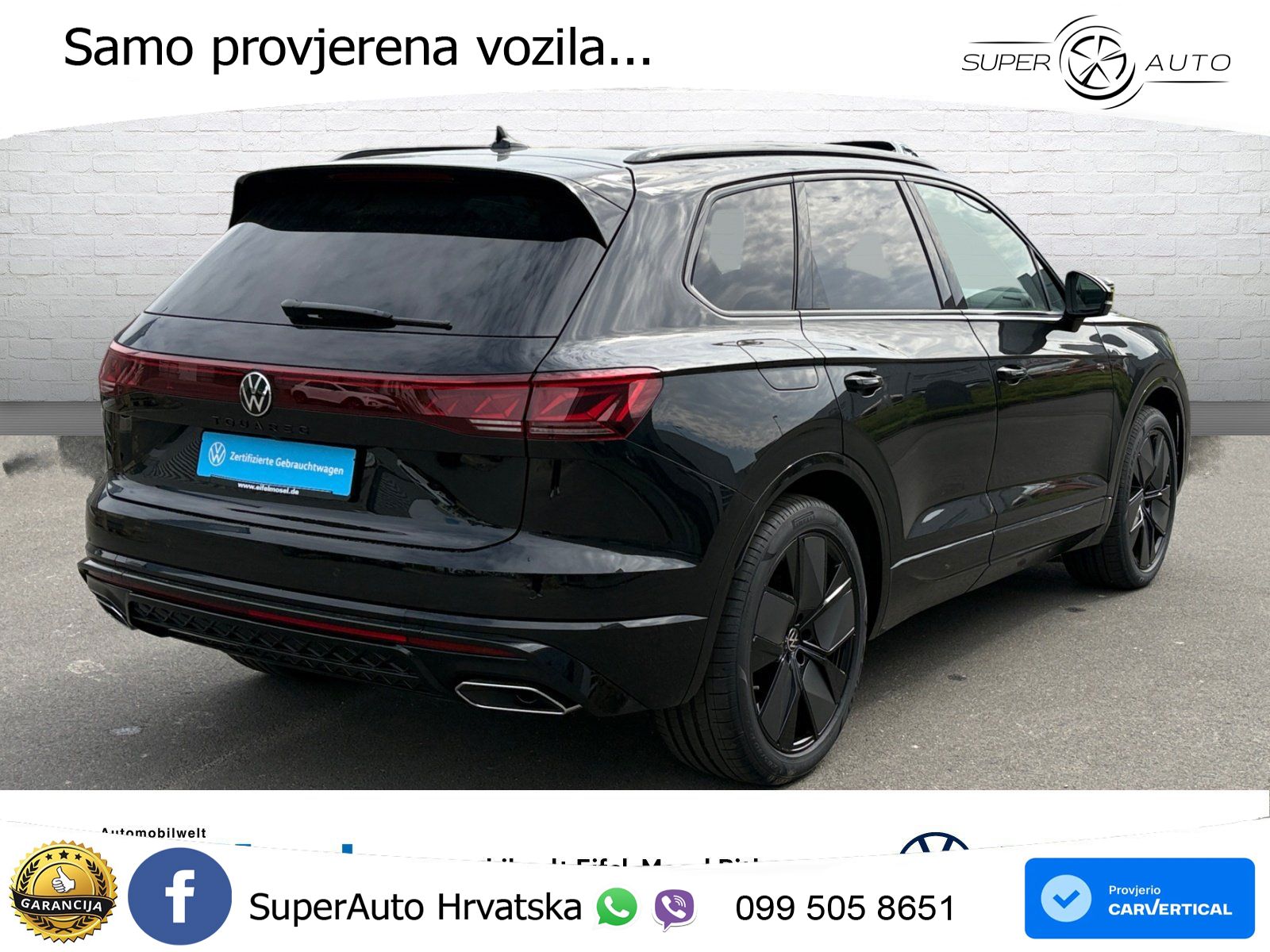Volkswagen Touareg 3.0 V6 TDI (286 KS) 4MOTION Tiptronic ZRAČNI+ACC+GR SJED+KAM+PANO