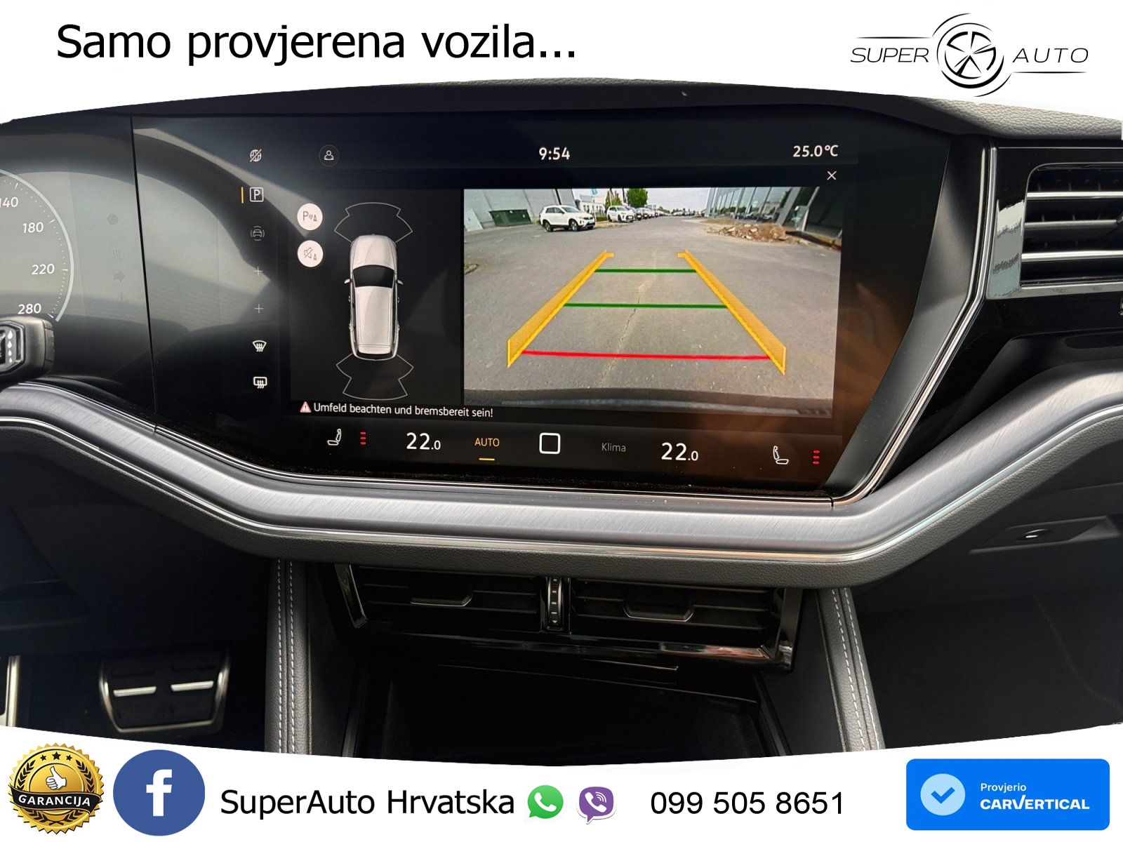 Volkswagen Touareg 3.0 V6 TDI (286 KS) 4MOTION Tiptronic ZRAČNI+ACC+GR SJED+KAM+PANO