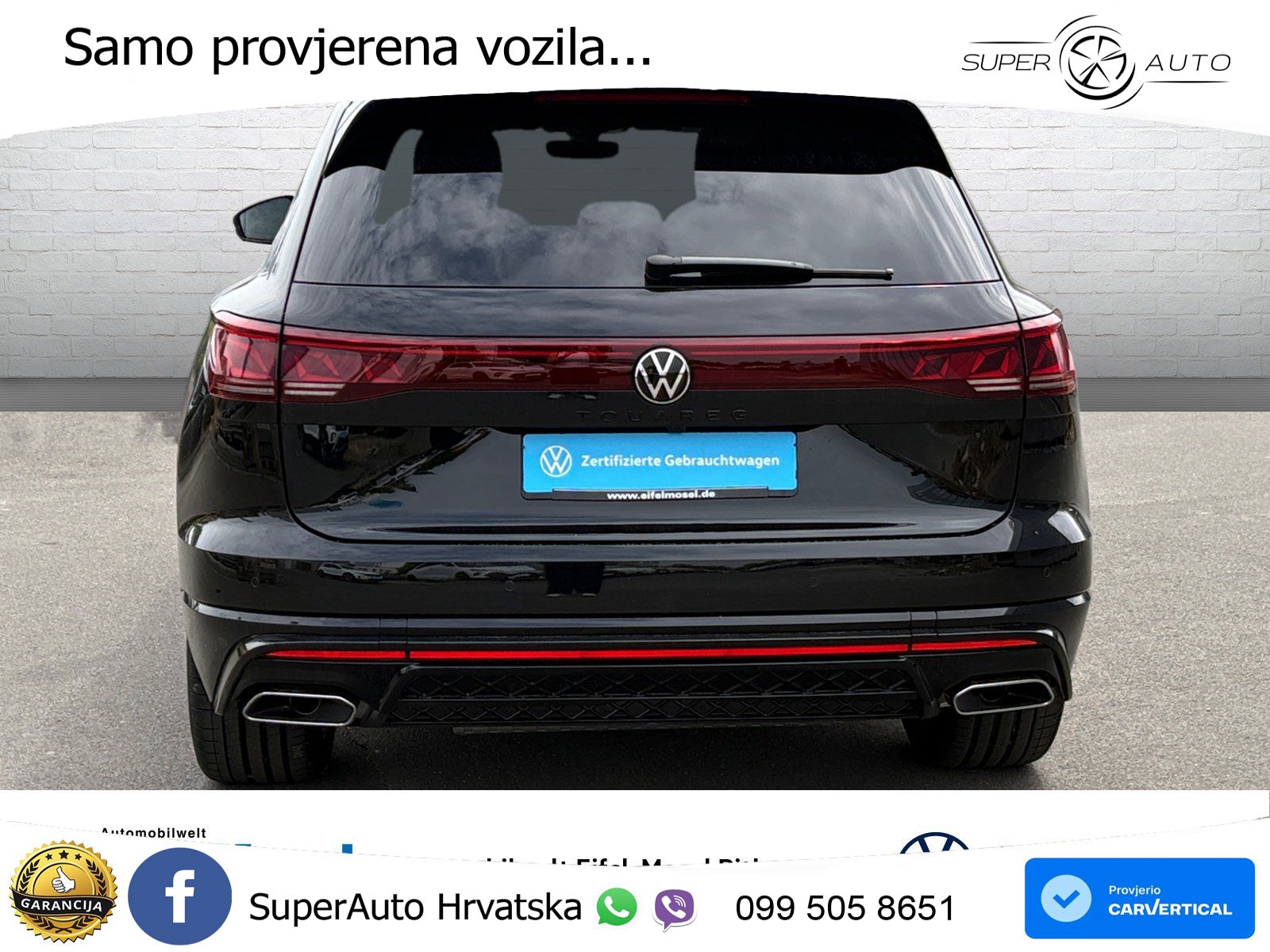 Volkswagen Touareg 3.0 V6 TDI (286 KS) 4MOTION Tiptronic ZRAČNI+ACC+GR SJED+KAM+PANO