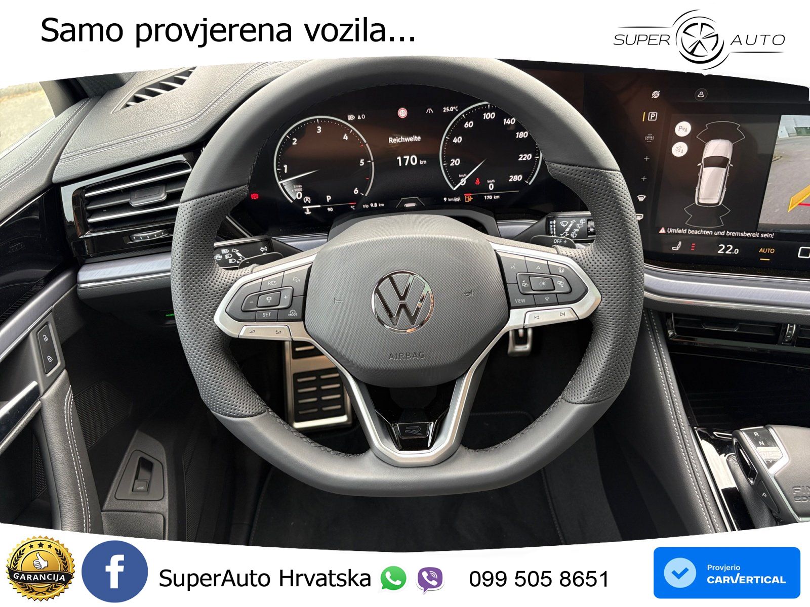 Volkswagen Touareg 3.0 V6 TDI (286 KS) 4MOTION Tiptronic ZRAČNI+ACC+GR SJED+KAM+PANO