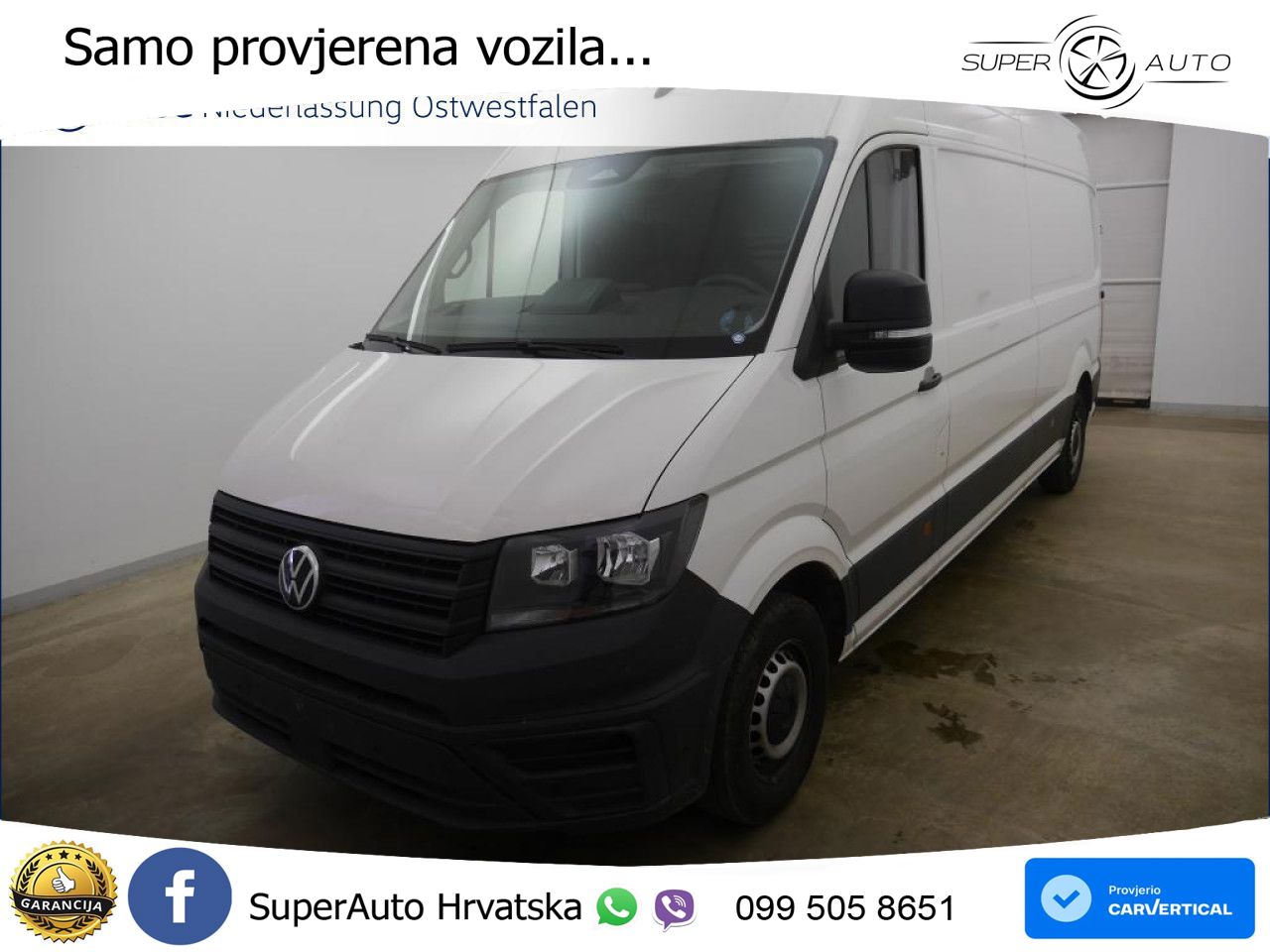 Volkswagen Crafter Kasten lang Park-Assistent Kamera Klima 177 KS