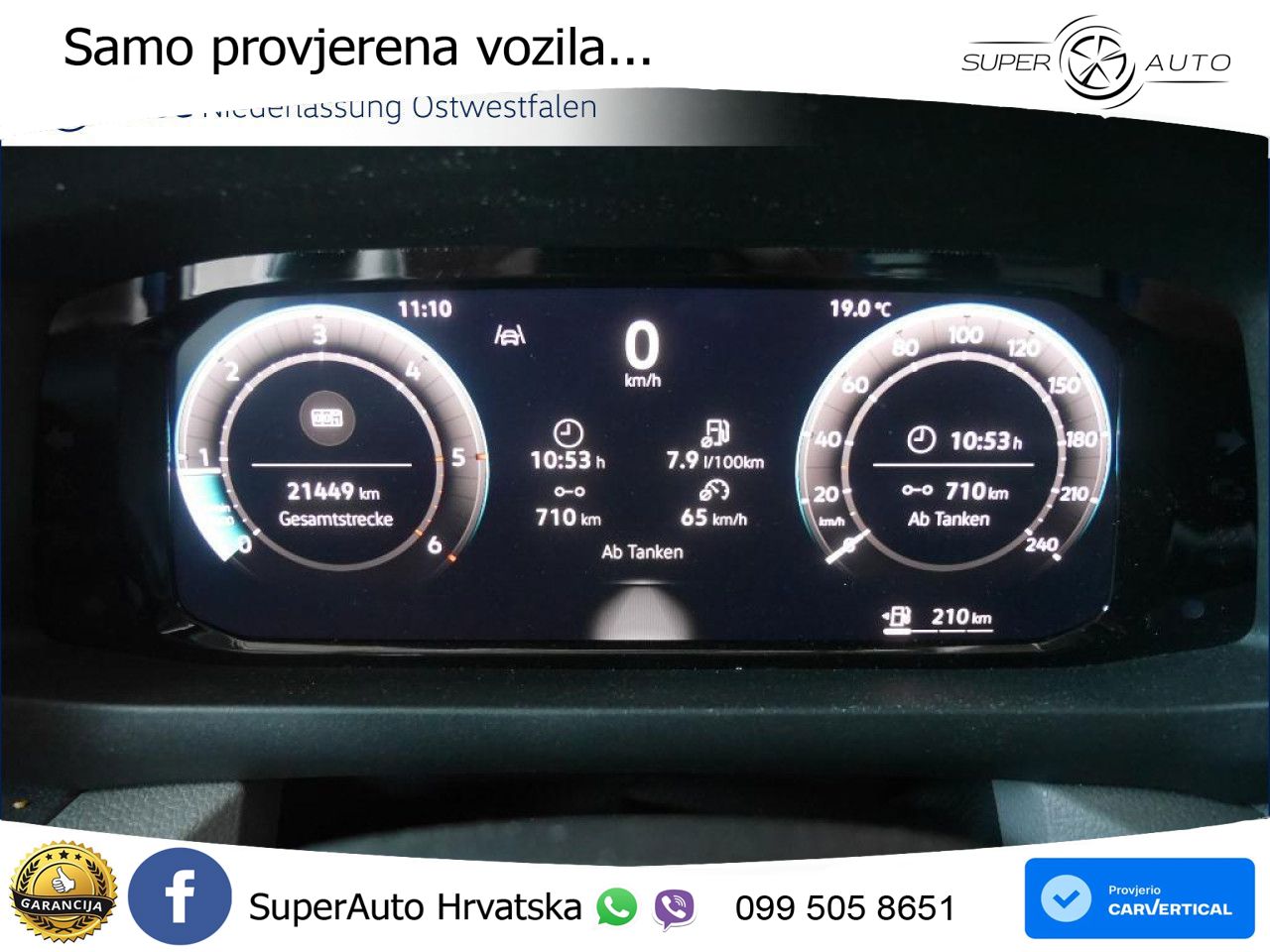 Volkswagen Crafter Kasten lang Park-Assistent Kamera Klima 177 KS