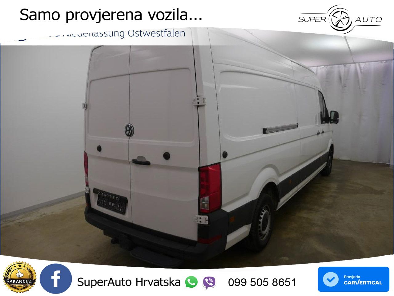 Volkswagen Crafter Kasten lang Park-Assistent Kamera Klima 177 KS