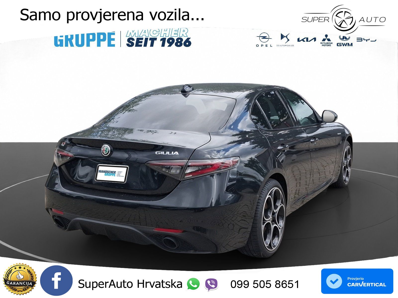 Alfa Romeo Giulia 2.0 Turbo (280 KS) AWD Automatic LED+GR SJED+ACC